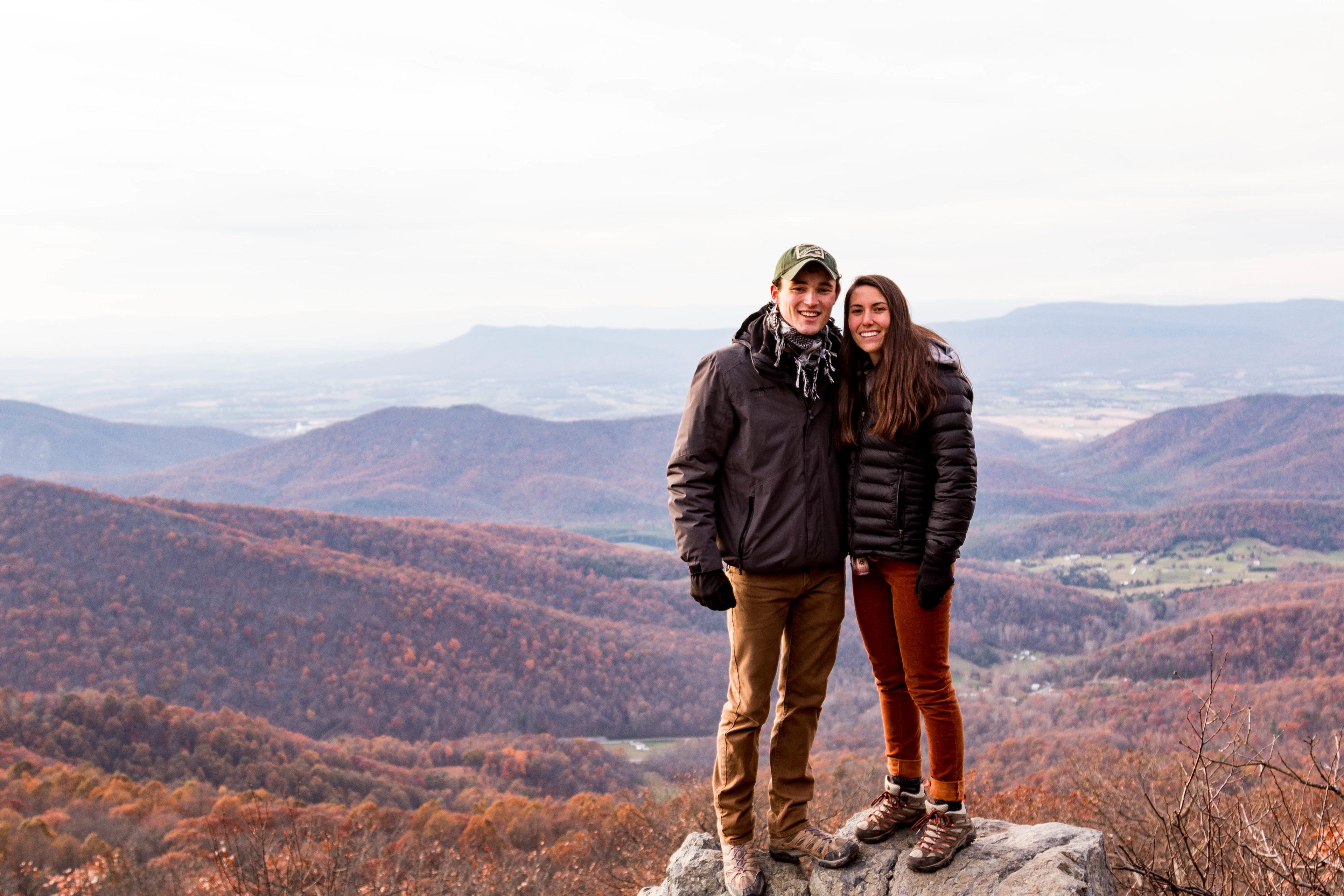 The view from Hightop Mountain, one of the many awe inspiring views along the Swift Run Gap to Wildcat Ridge hike