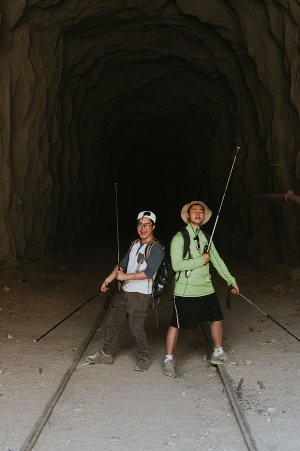 Hiking the Carrizo Gorge trail 