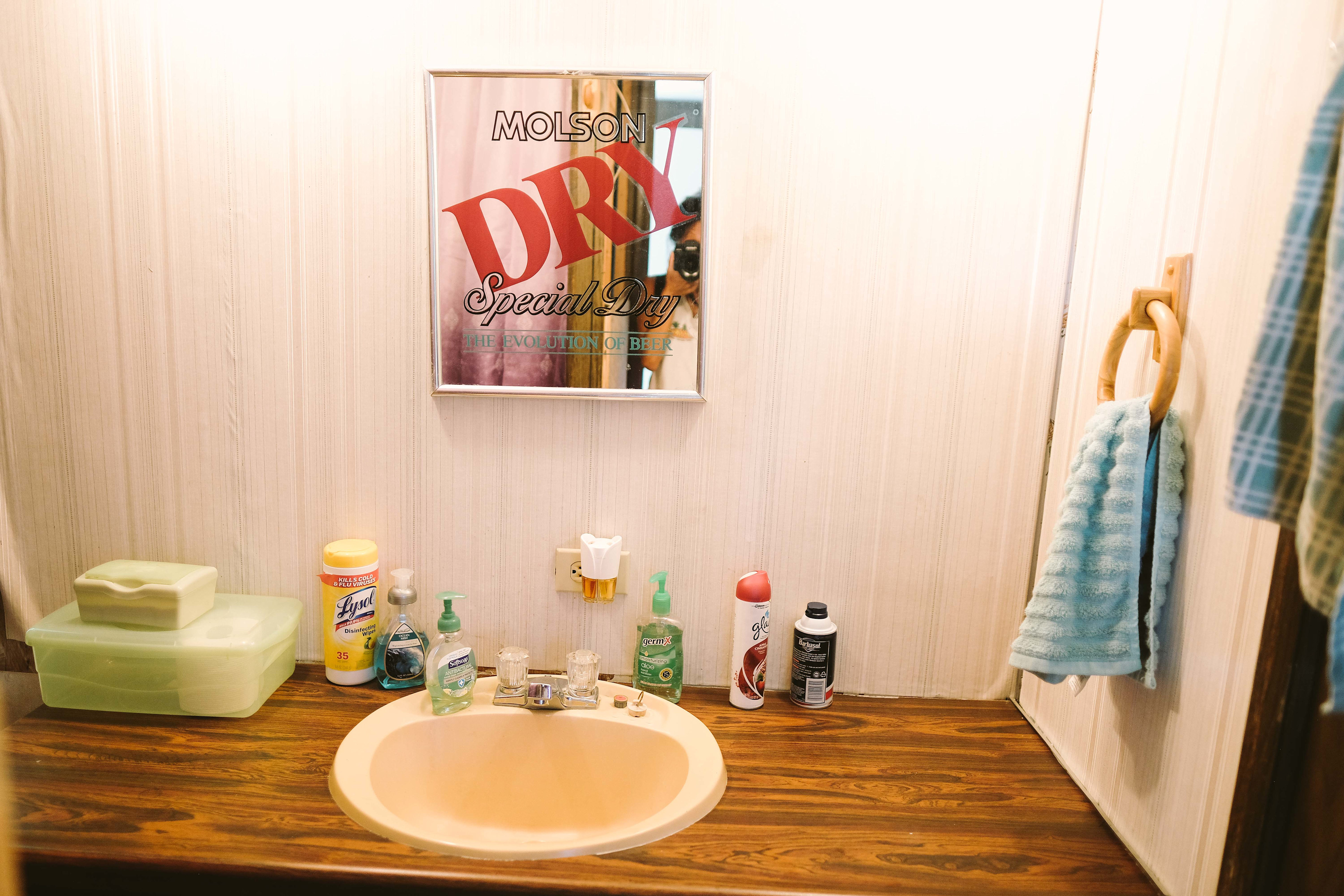 Another shot of the inside of the bathroom.