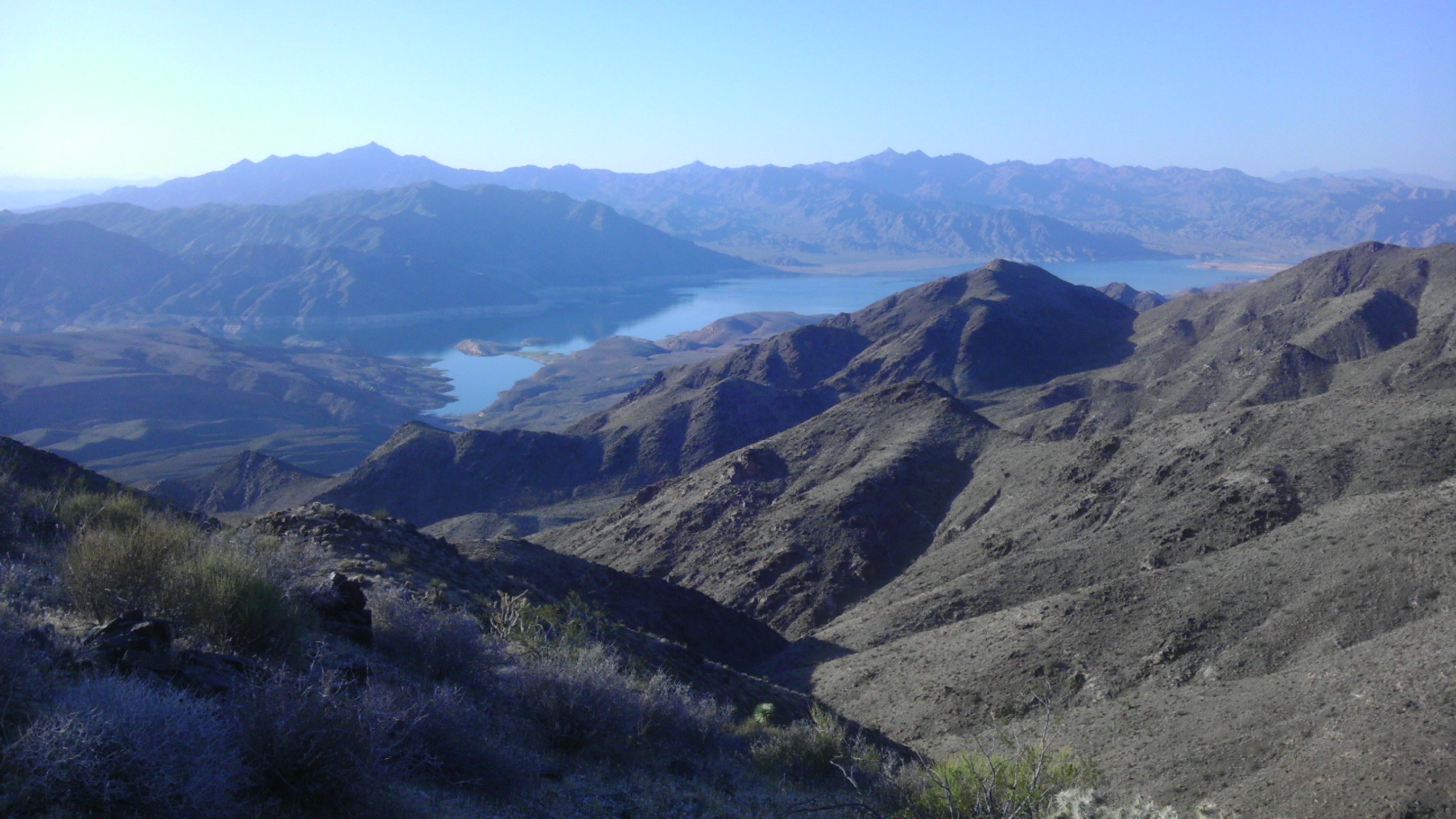 View from property boundary - North.