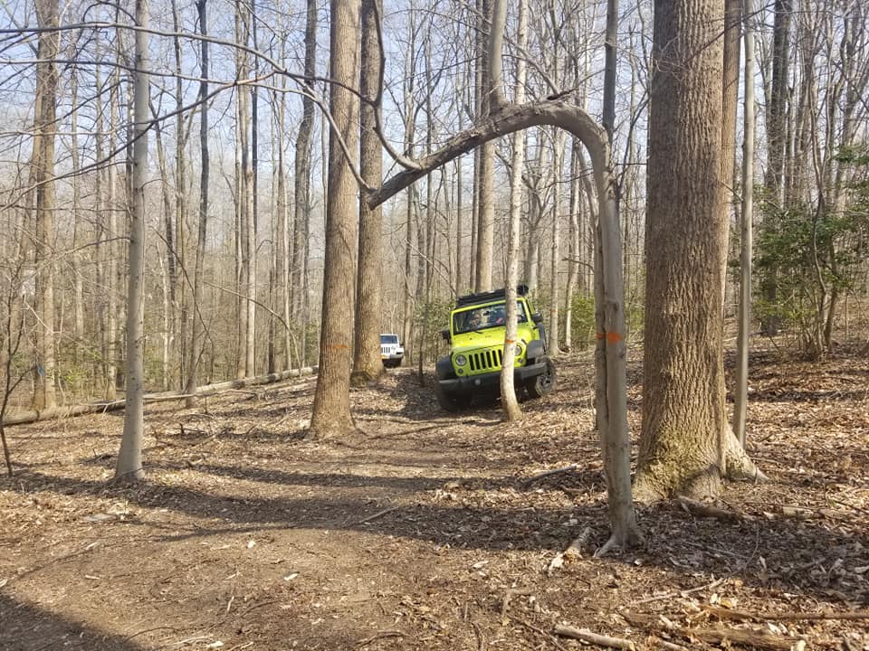 Driving Through the trails from Bohemian Campsite #2 heading to MaCart Campsite # 3