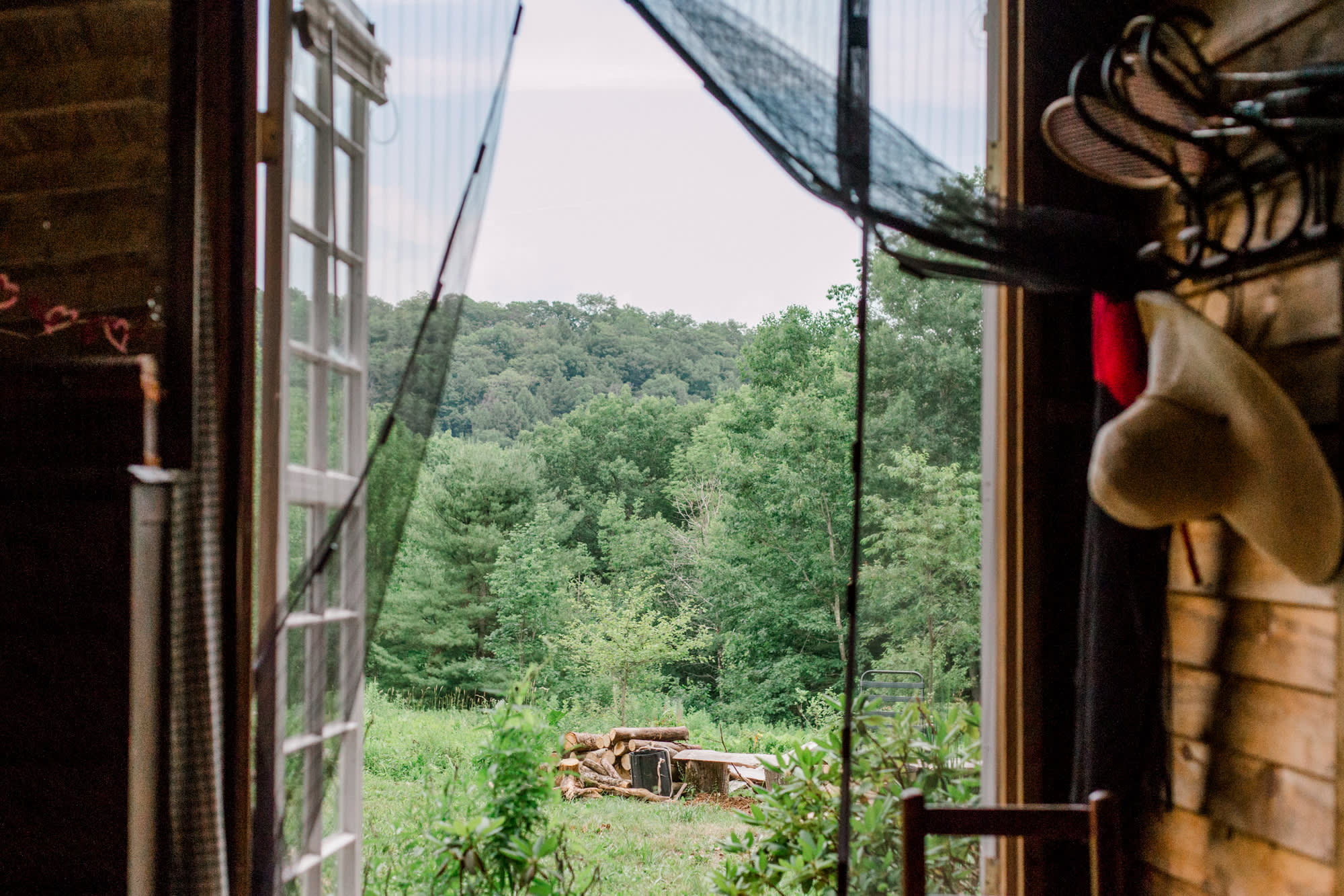 Looking out of the second bedroom towards the beautiful mountains!