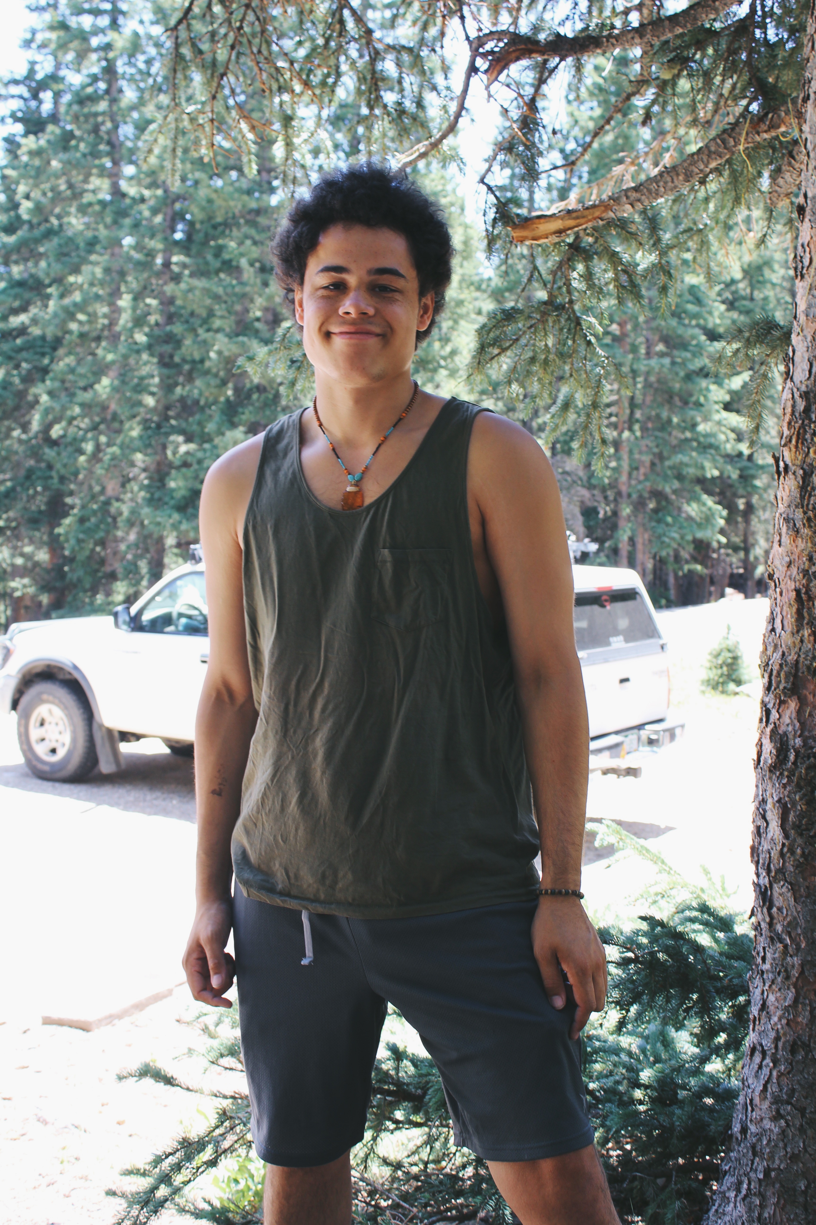 Back at base-camp grilling those ham and cheese sandwiches.