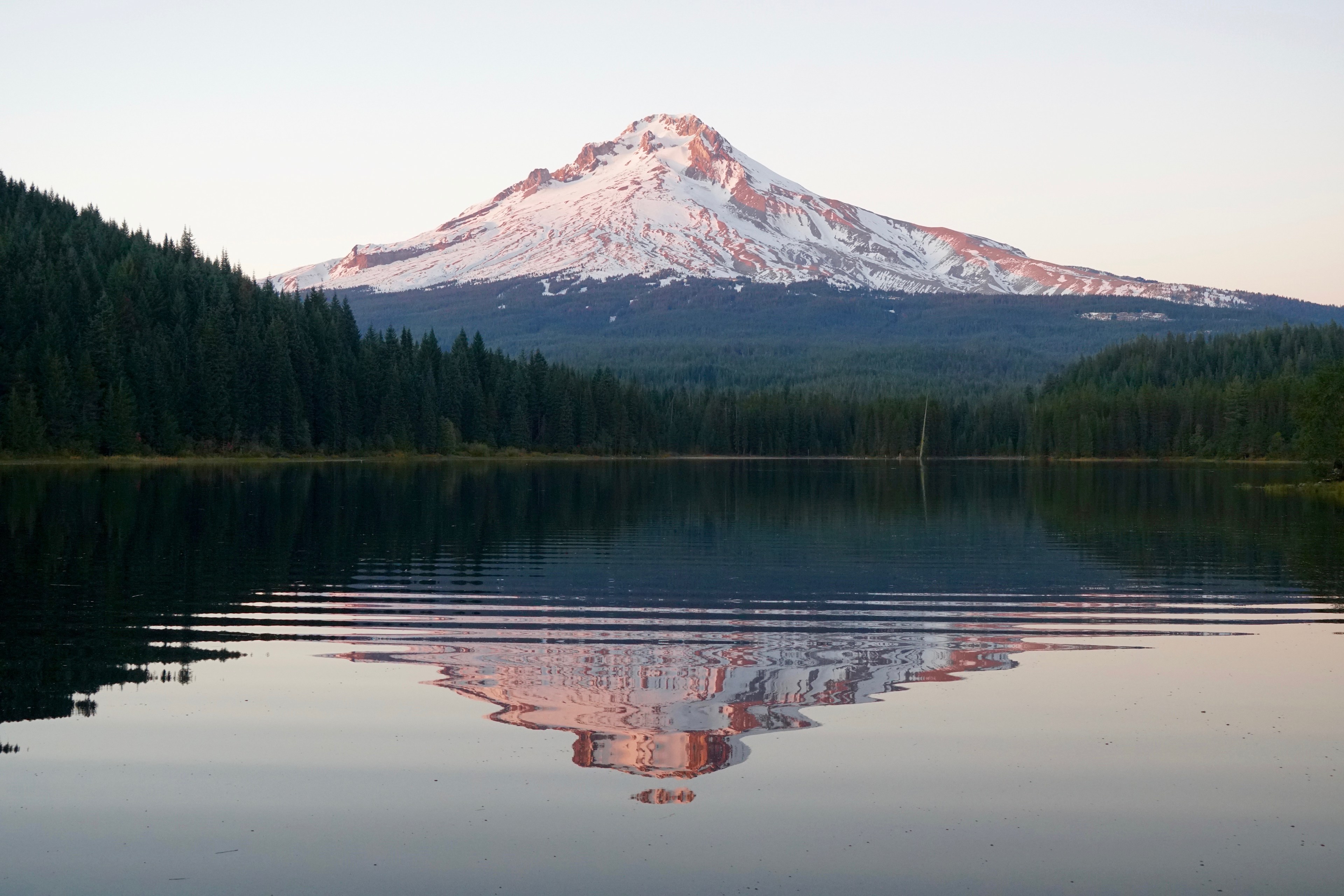 Trillium Lake at sundown