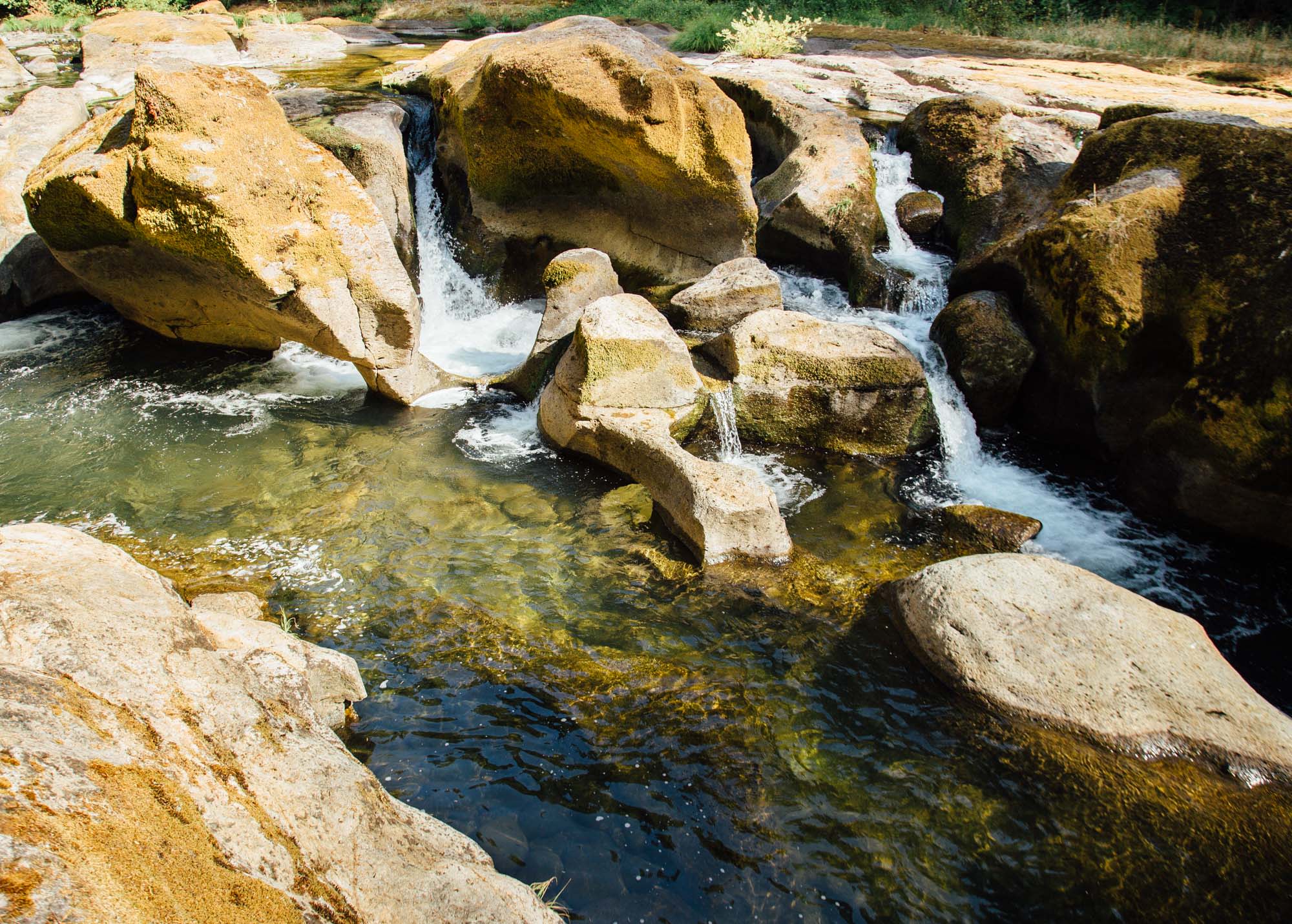 The awesome swimming hole the host took me to! 