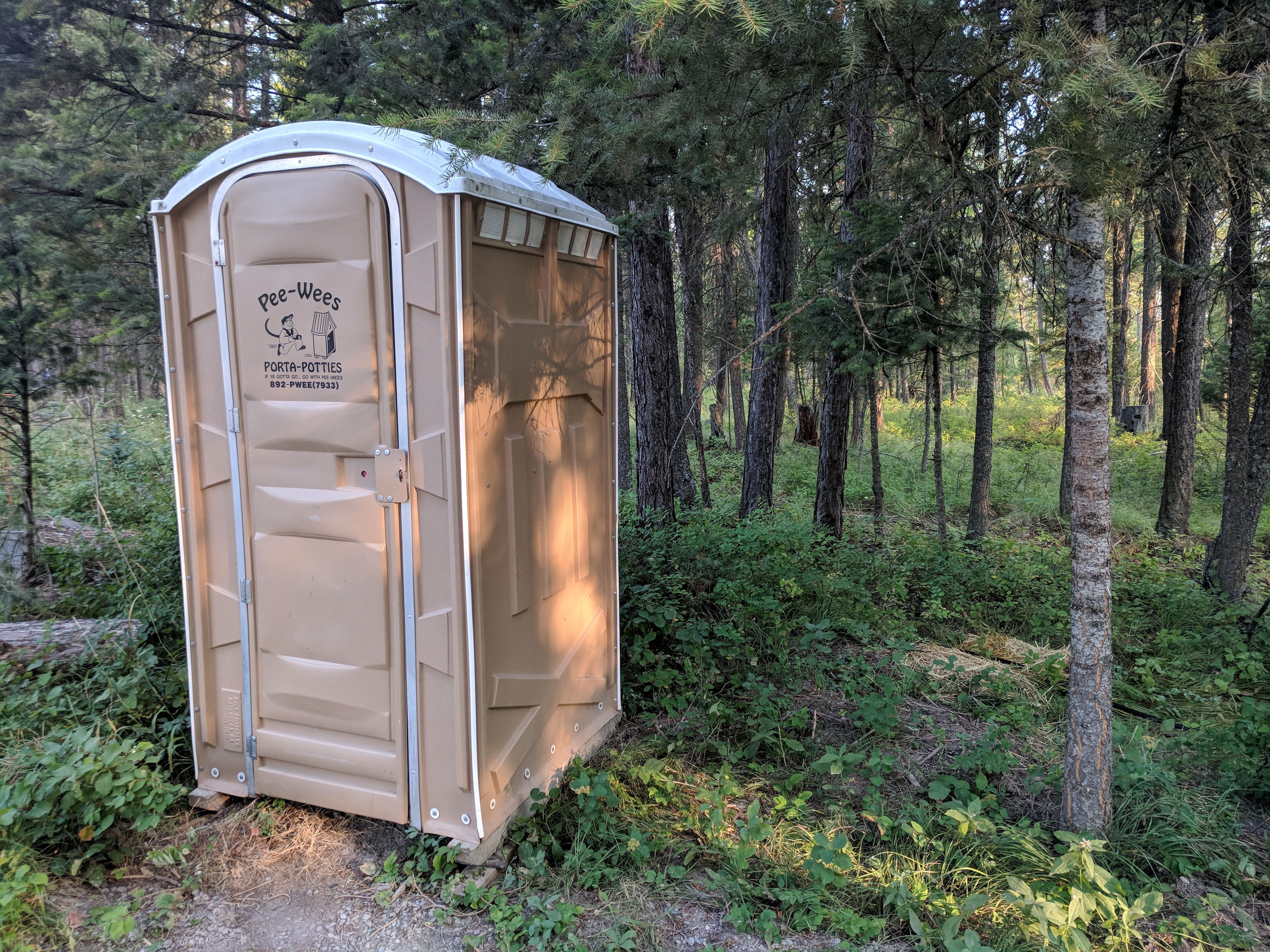 Toilet on site
