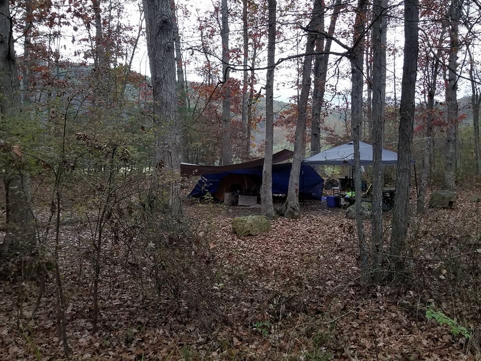 Our camp site.