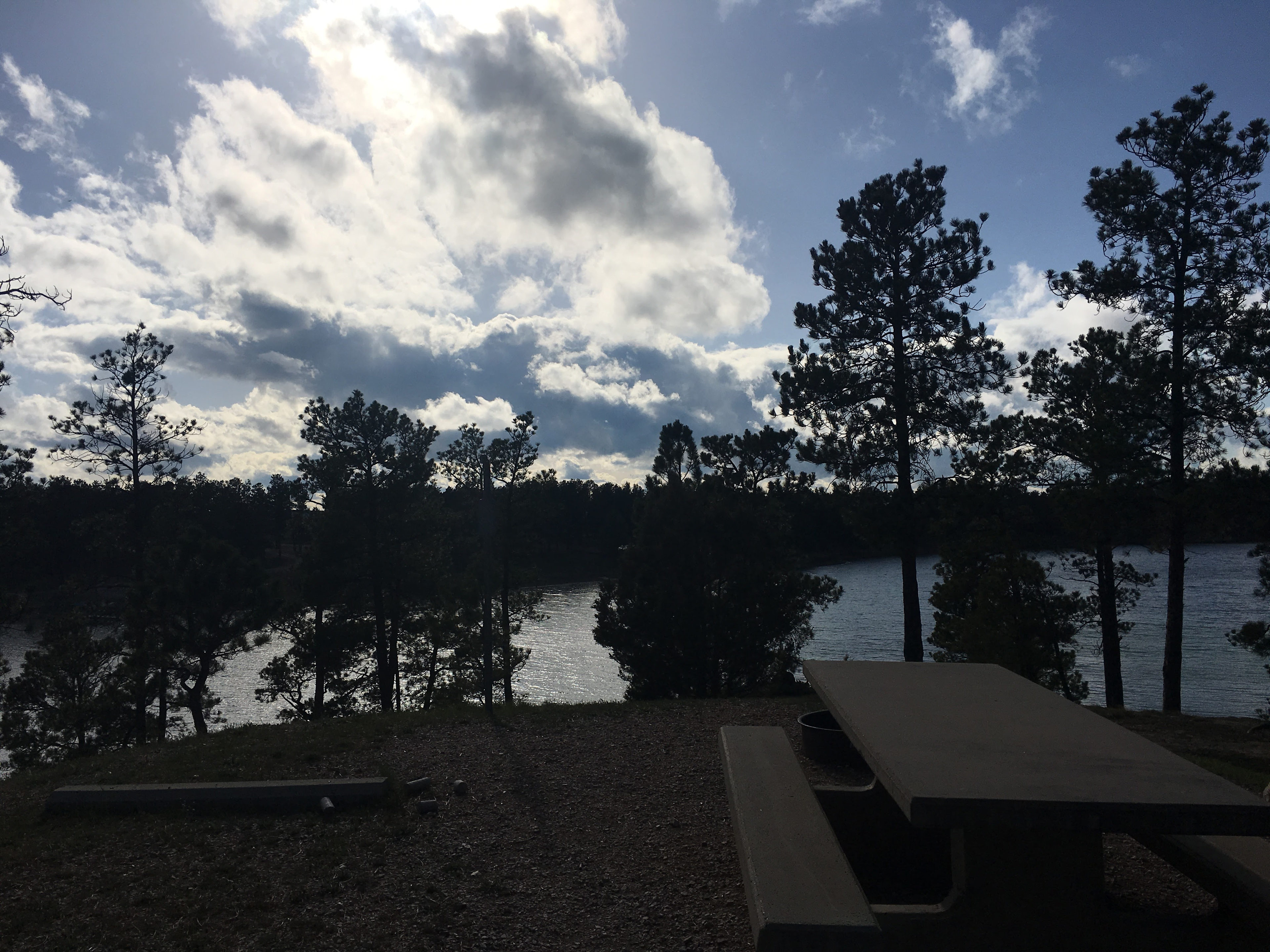 Cottonwood Campground at Keyhole State Park