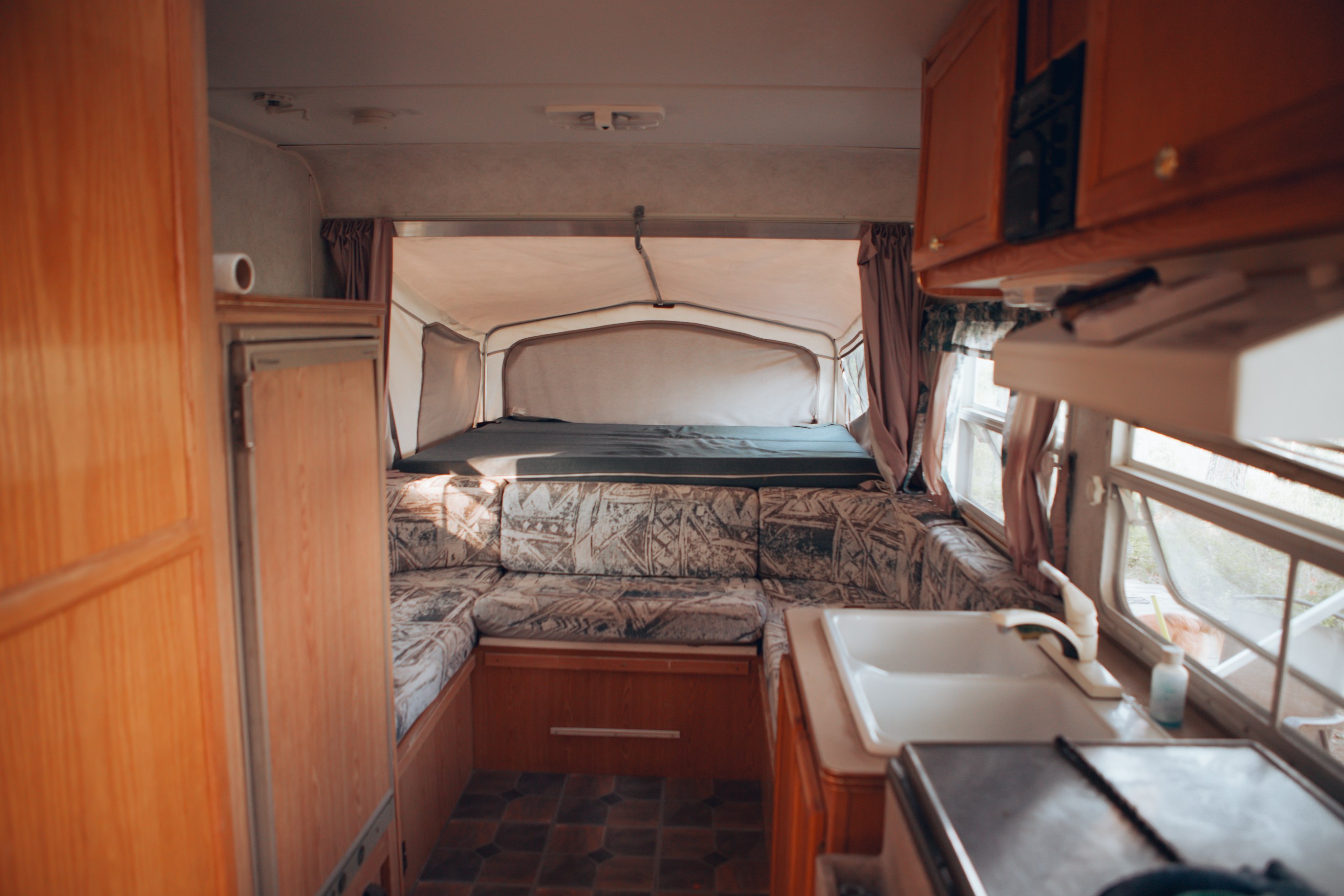 The other bed, sitting area, sink/kitchen etc. 