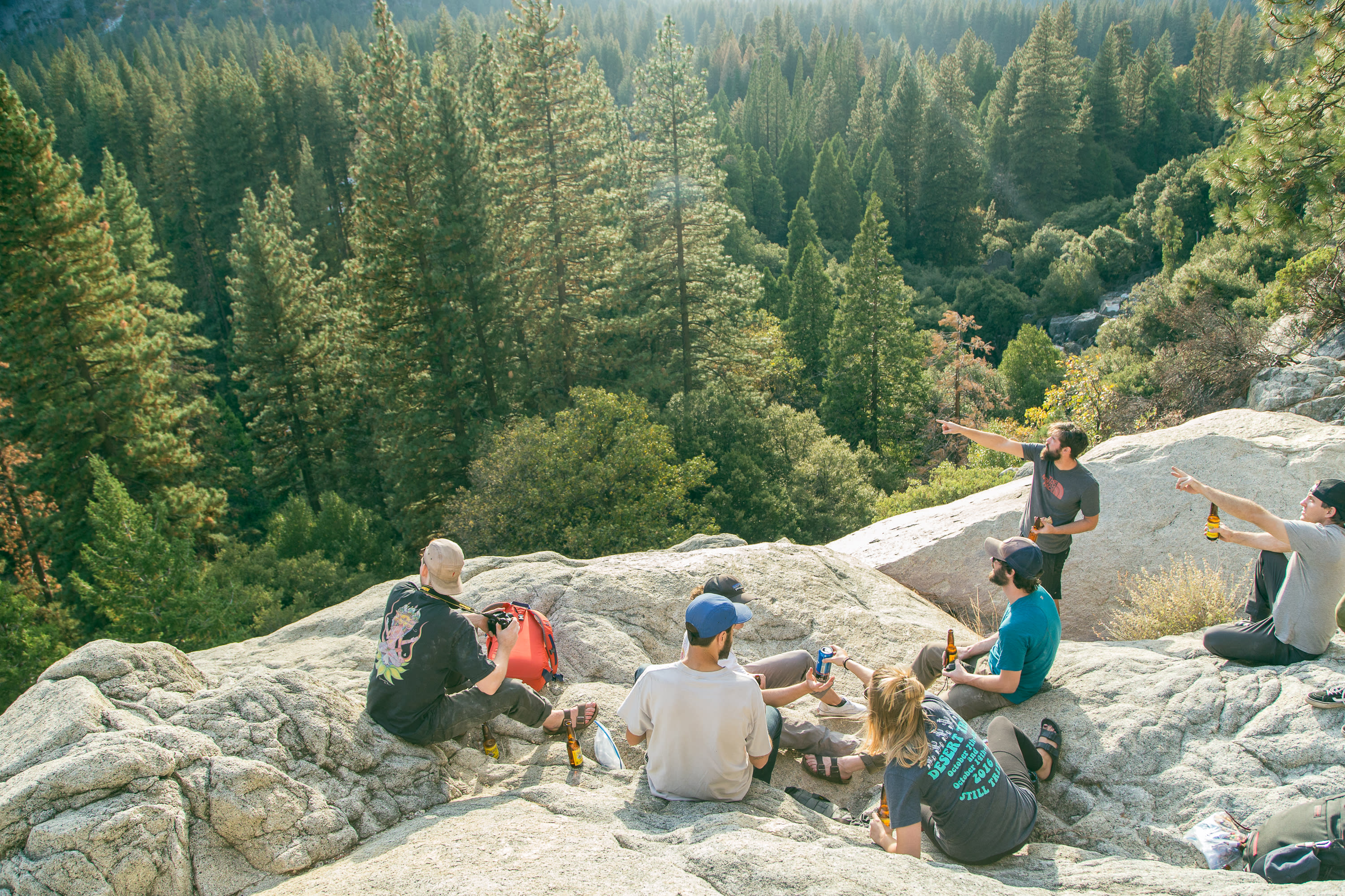 Catching sunset near Upper Pines.