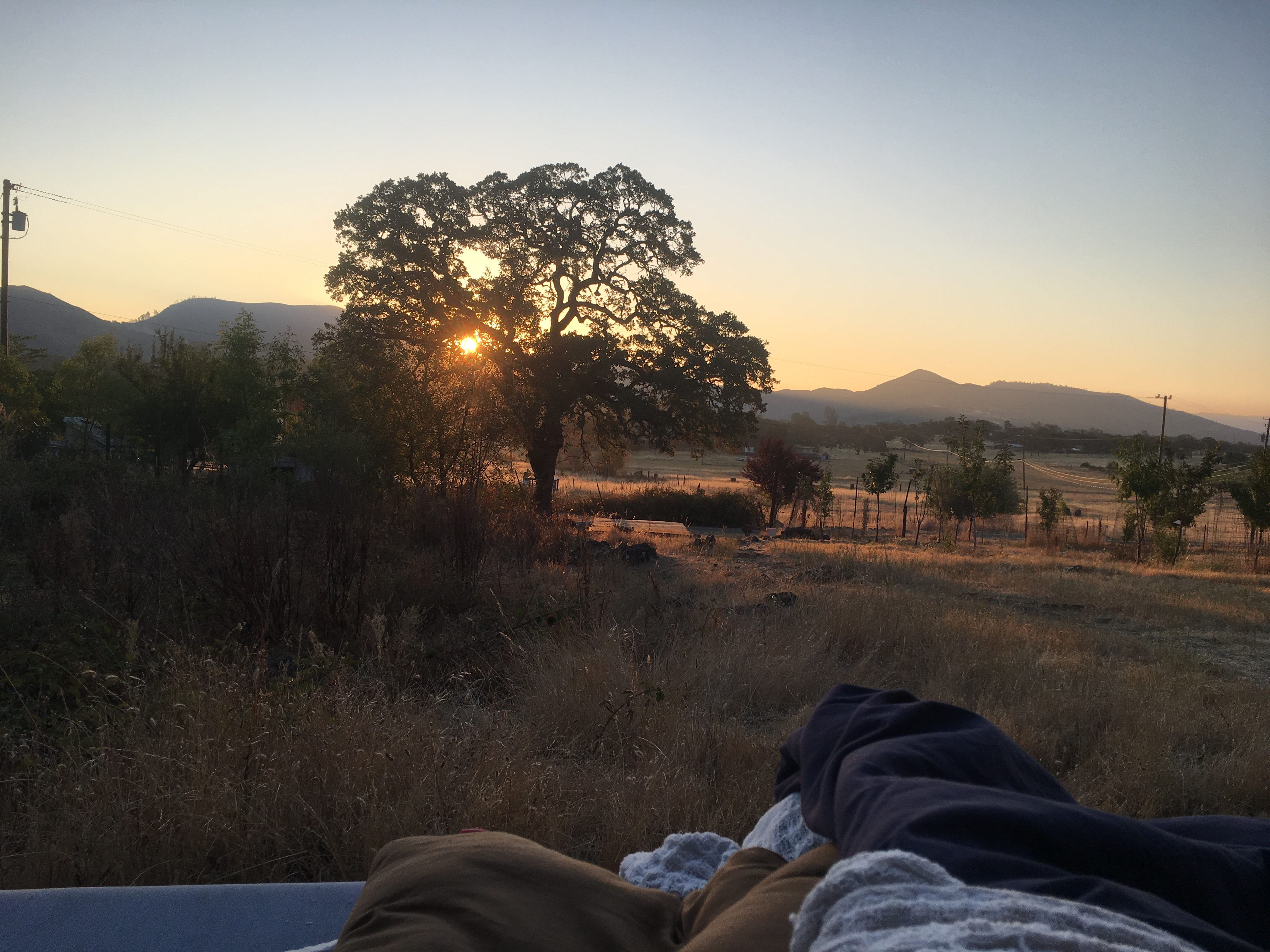 Sunrise, campsite #2 Upper Creekside