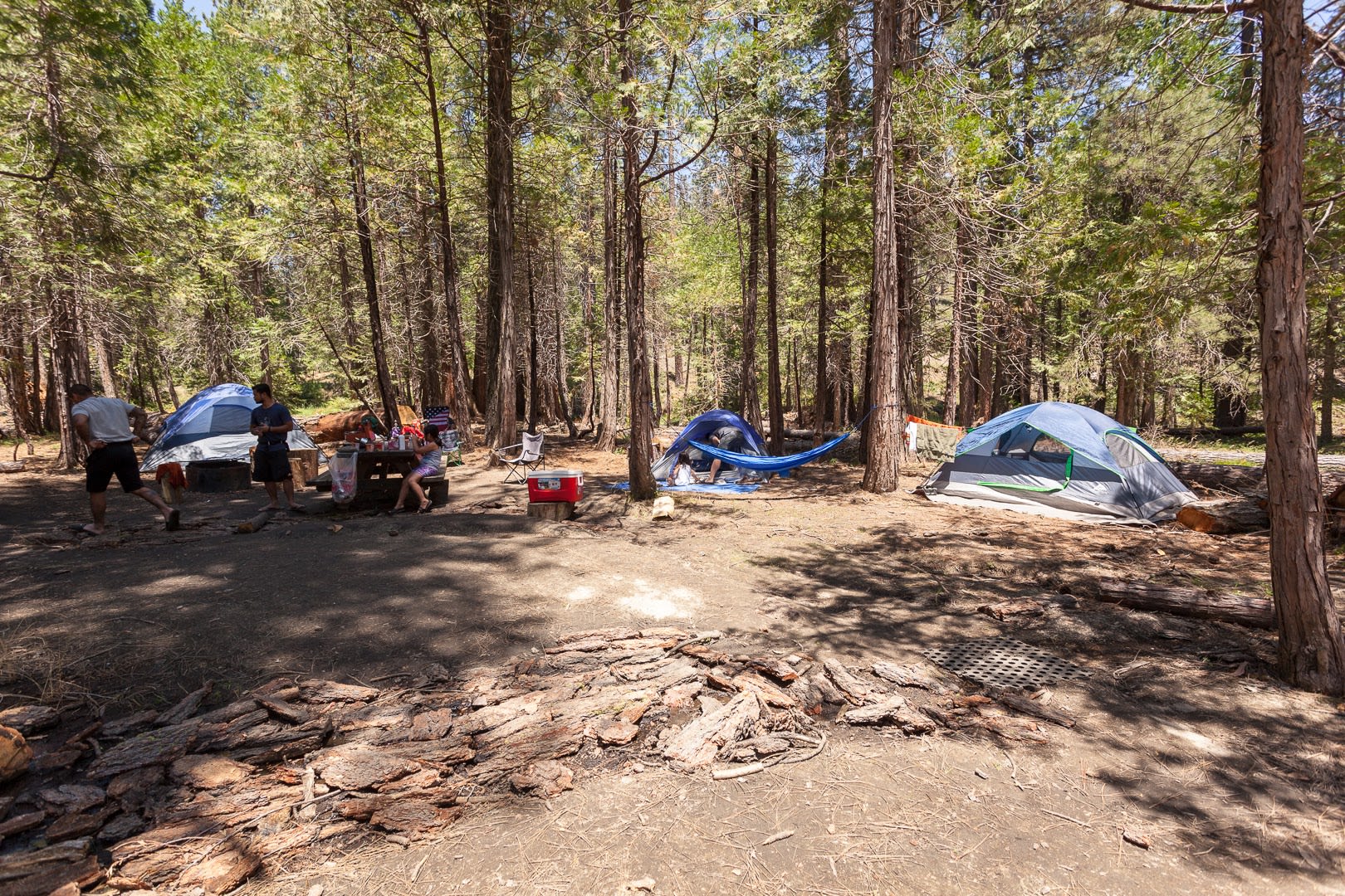 Our campsite at Princess Campground
