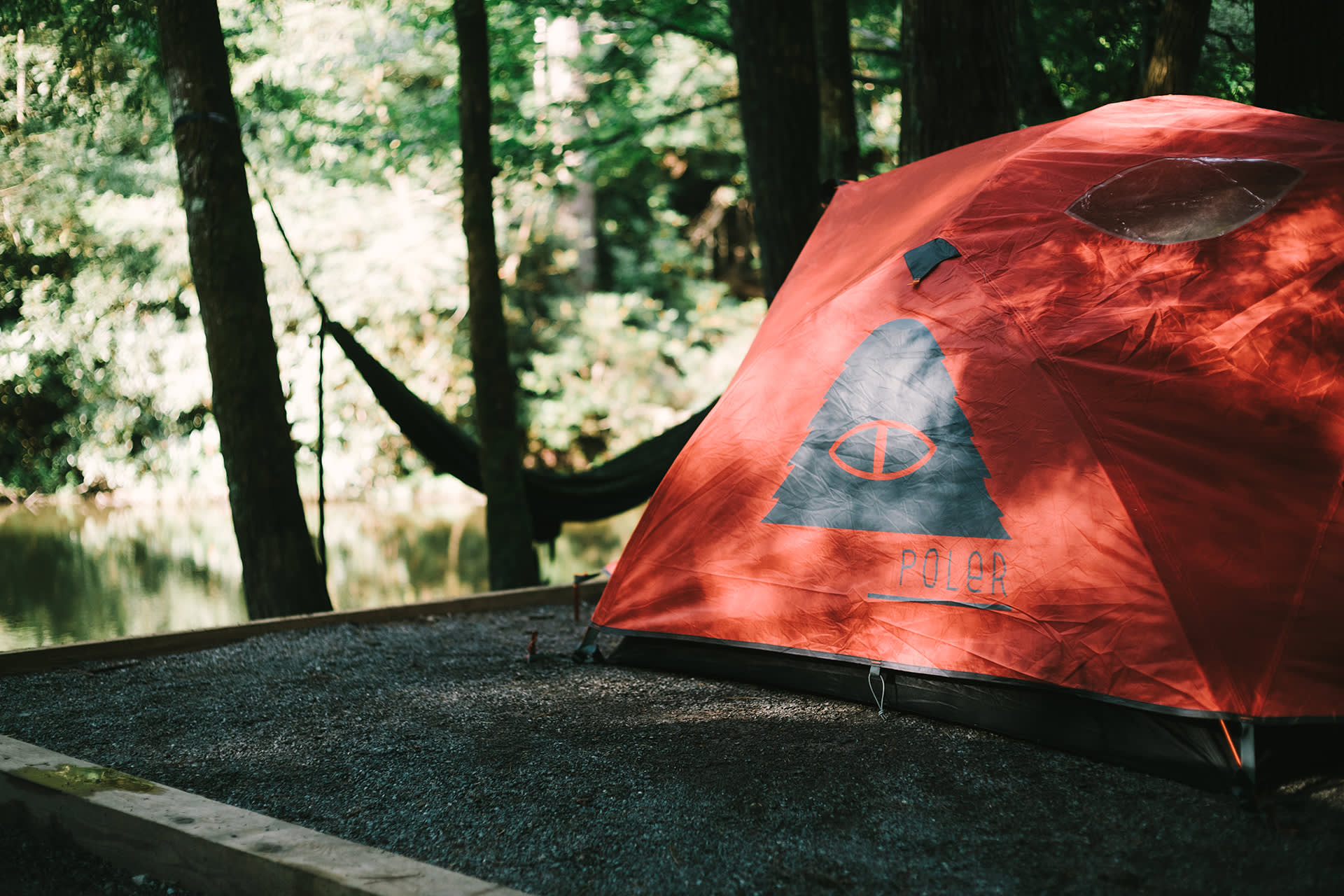 Poler tent at Abrams Creek Campground