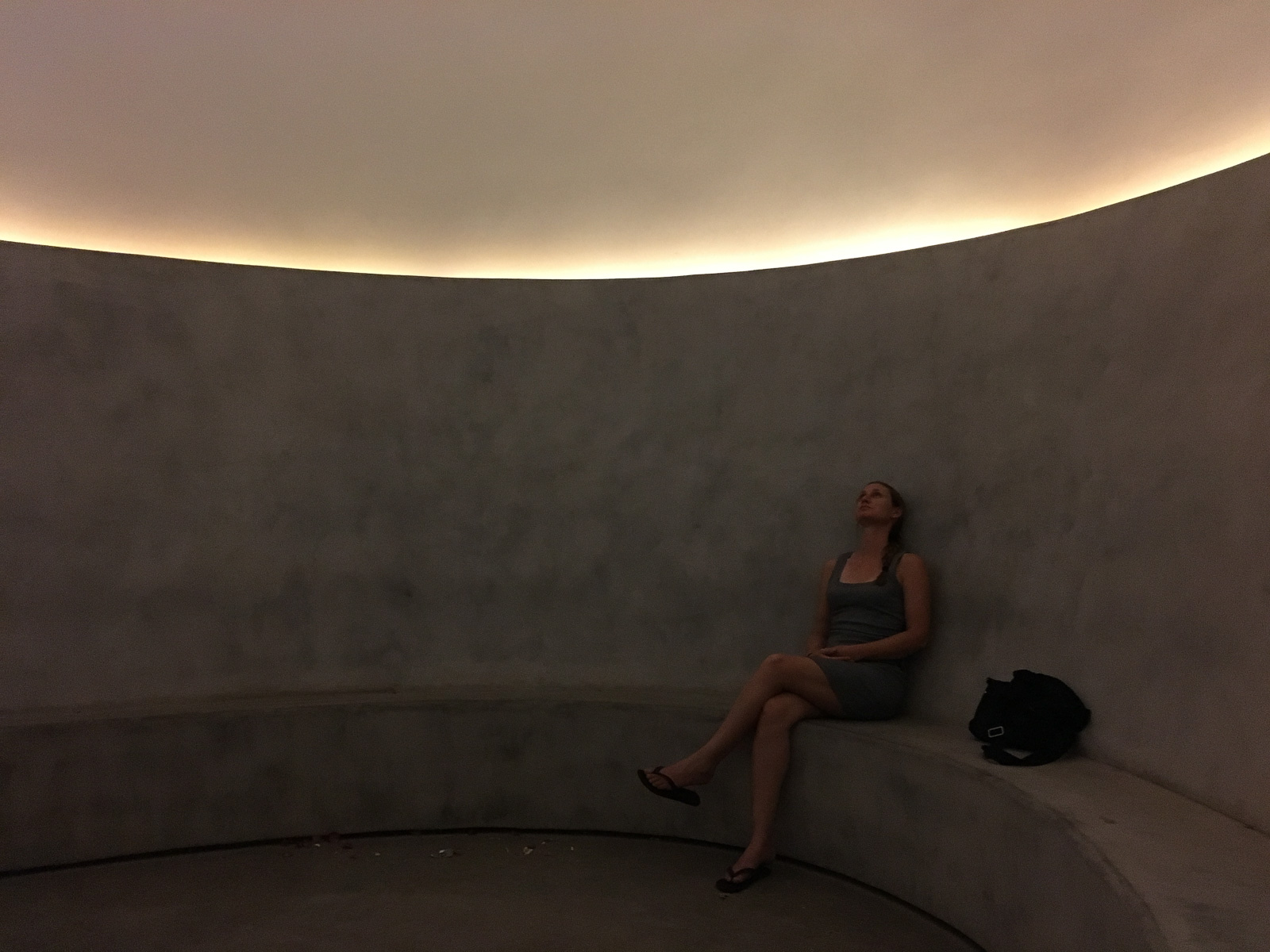 The Turrell Skyspace in the Scottsdale Museum of Contemporary Art.
