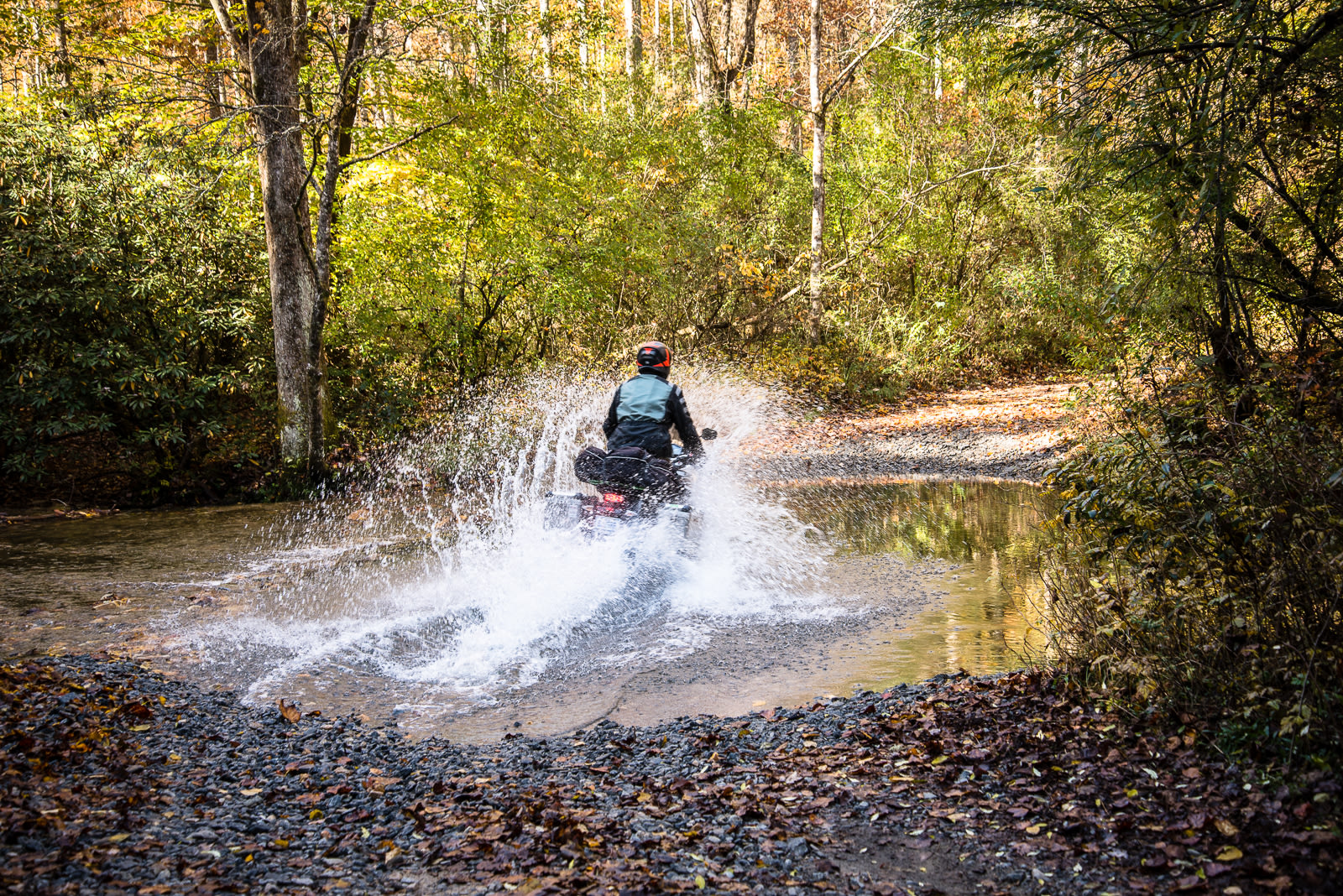 The creek crossing at Kuykendall Group Camp