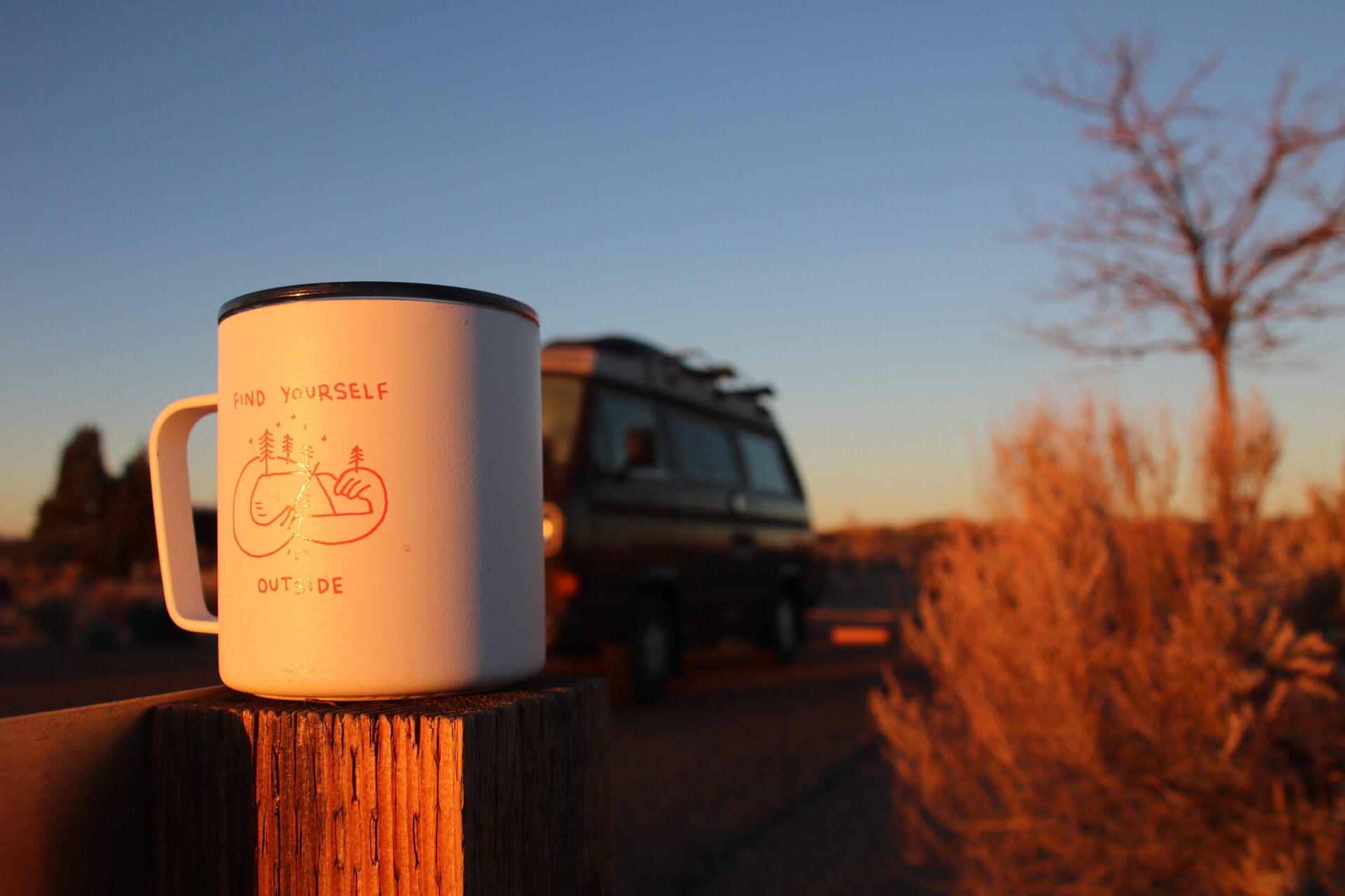 Waiting for the sun to warm the frigid morning 