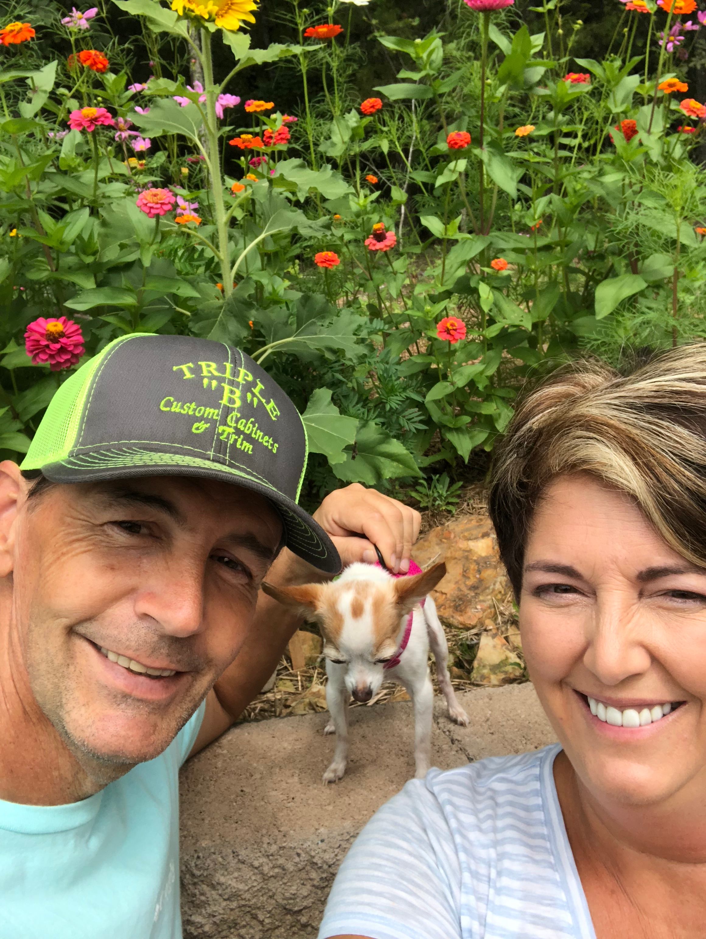 Gorgeous natural flowers on trails. Pet friendly.  