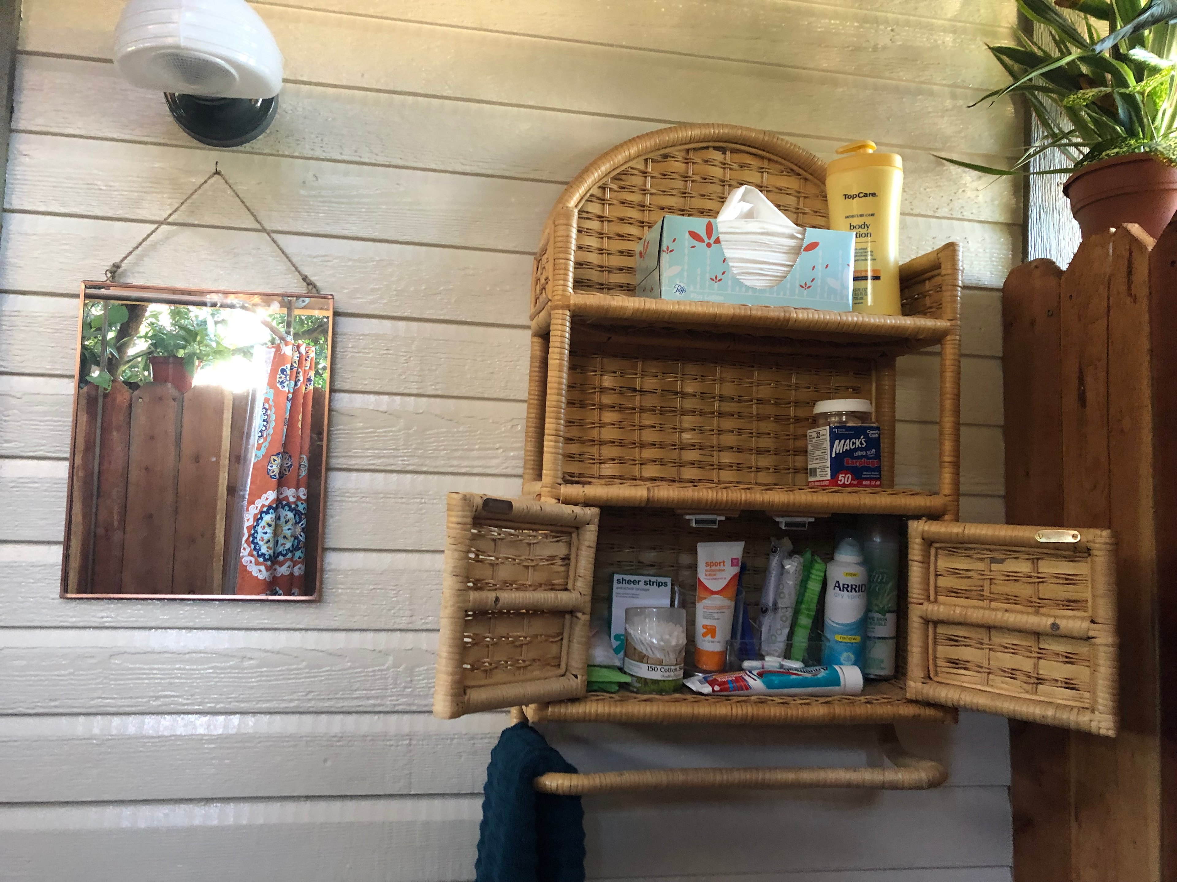 Toiletries provided.