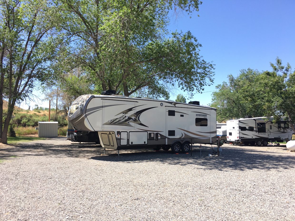 Typical 30-amp RV site