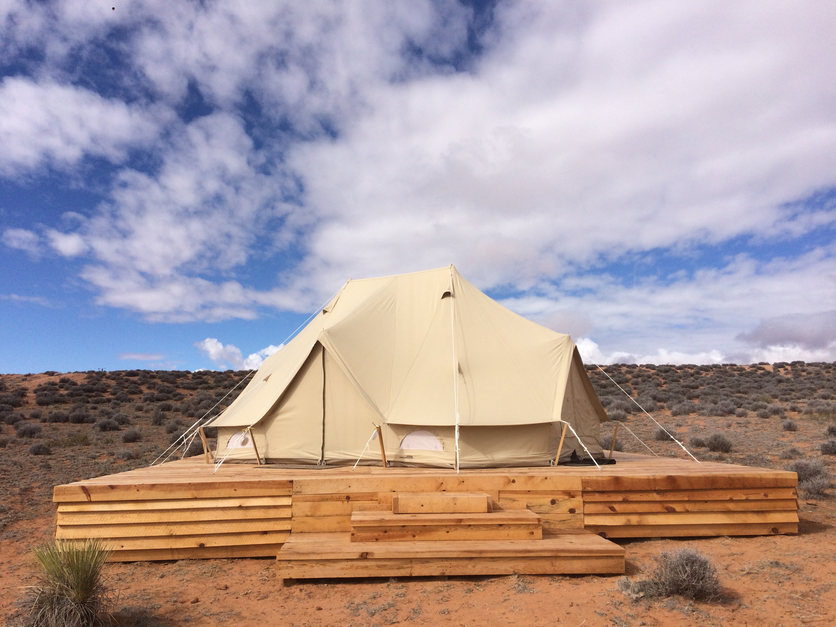 Glamping on Navajo