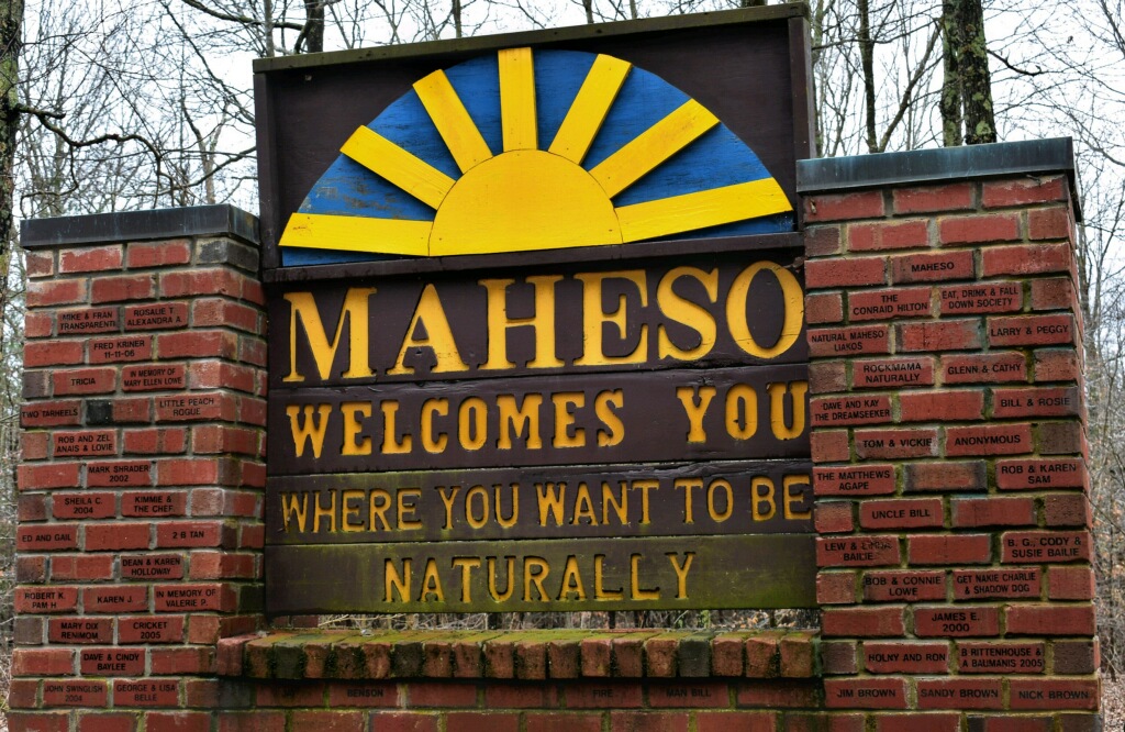 Our Welcome Sign as you Enter our Grounds