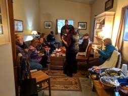 Large gathering room for meals, games, and quiet time.