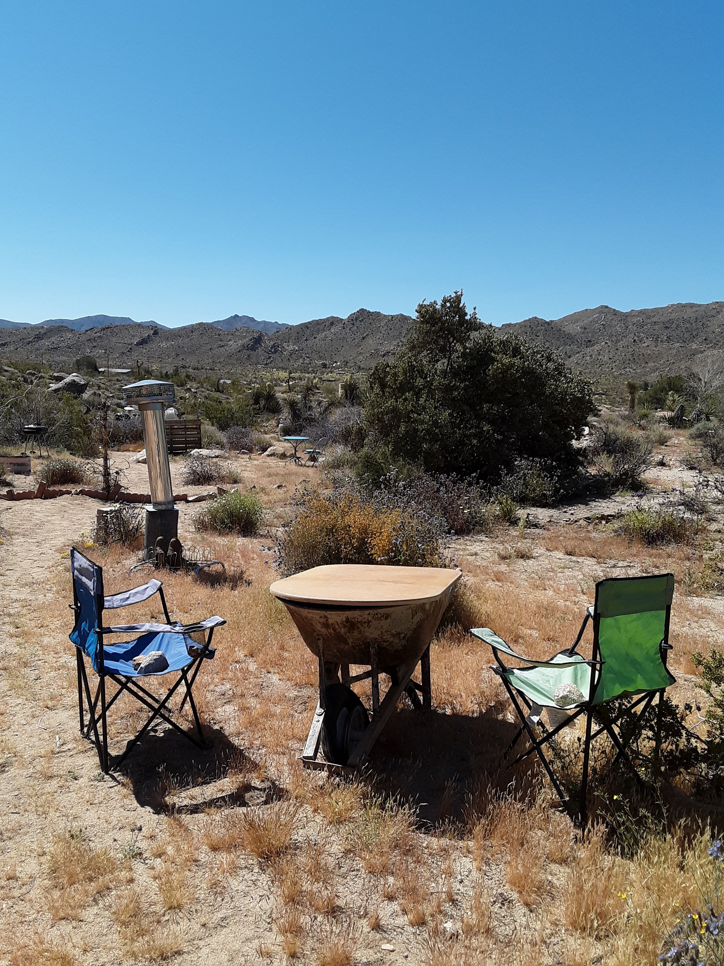 A wheel barrel for your table.