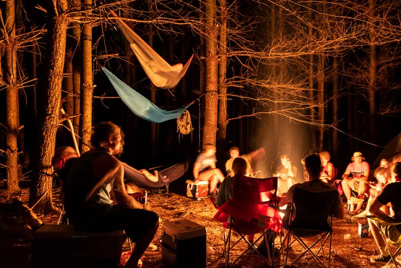 Bring your Hammock and find two trees to relax the day away.