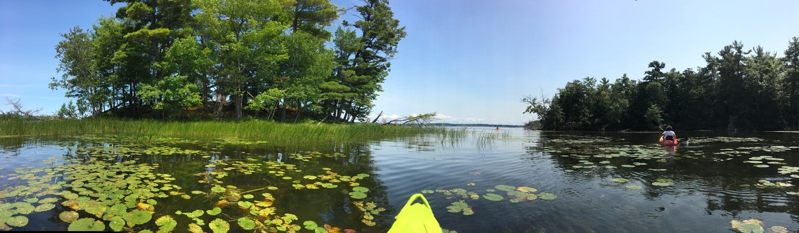 Kayaking around Lost Lake / Hamlin Lake