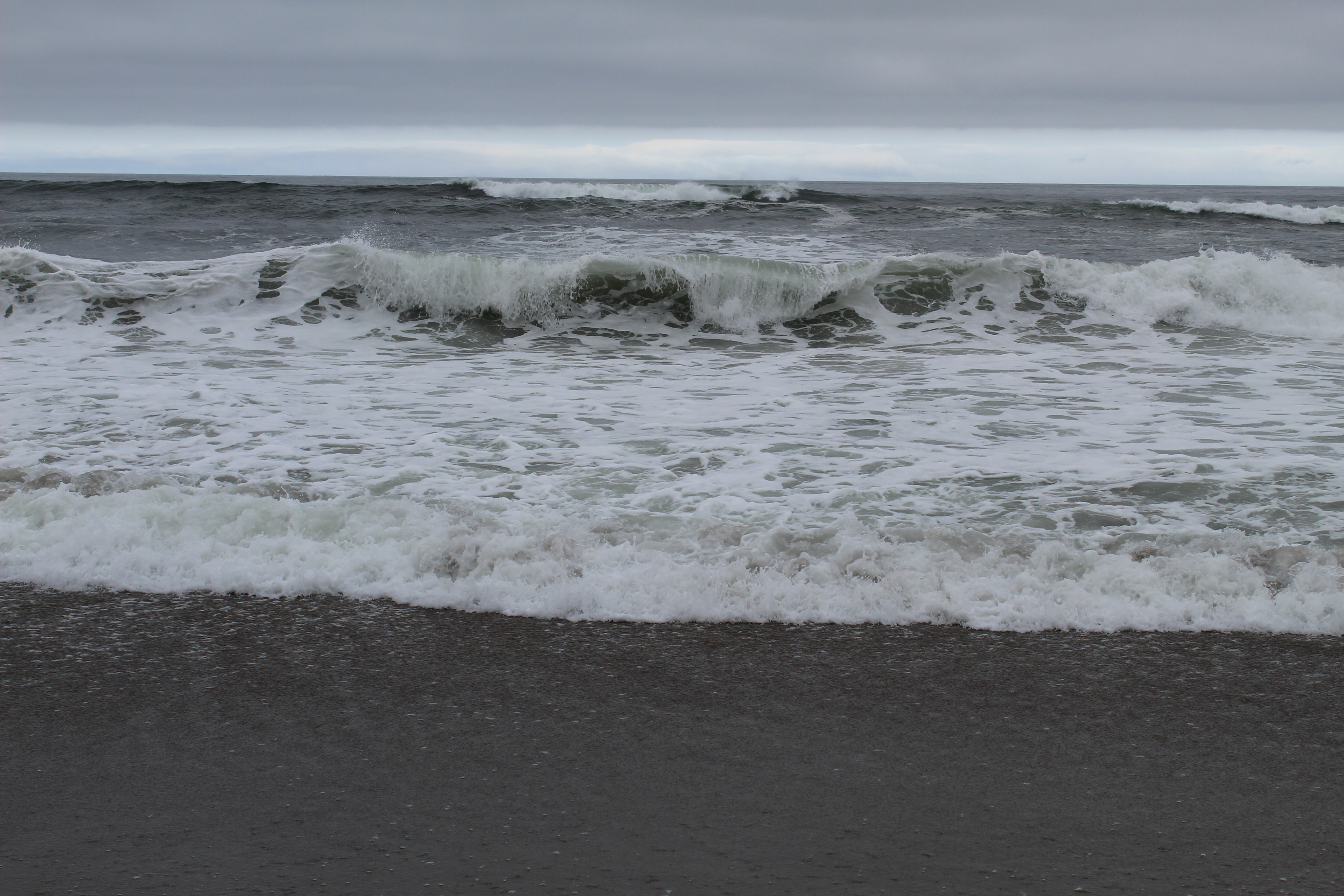 The secluded beach just a small walk down a trail