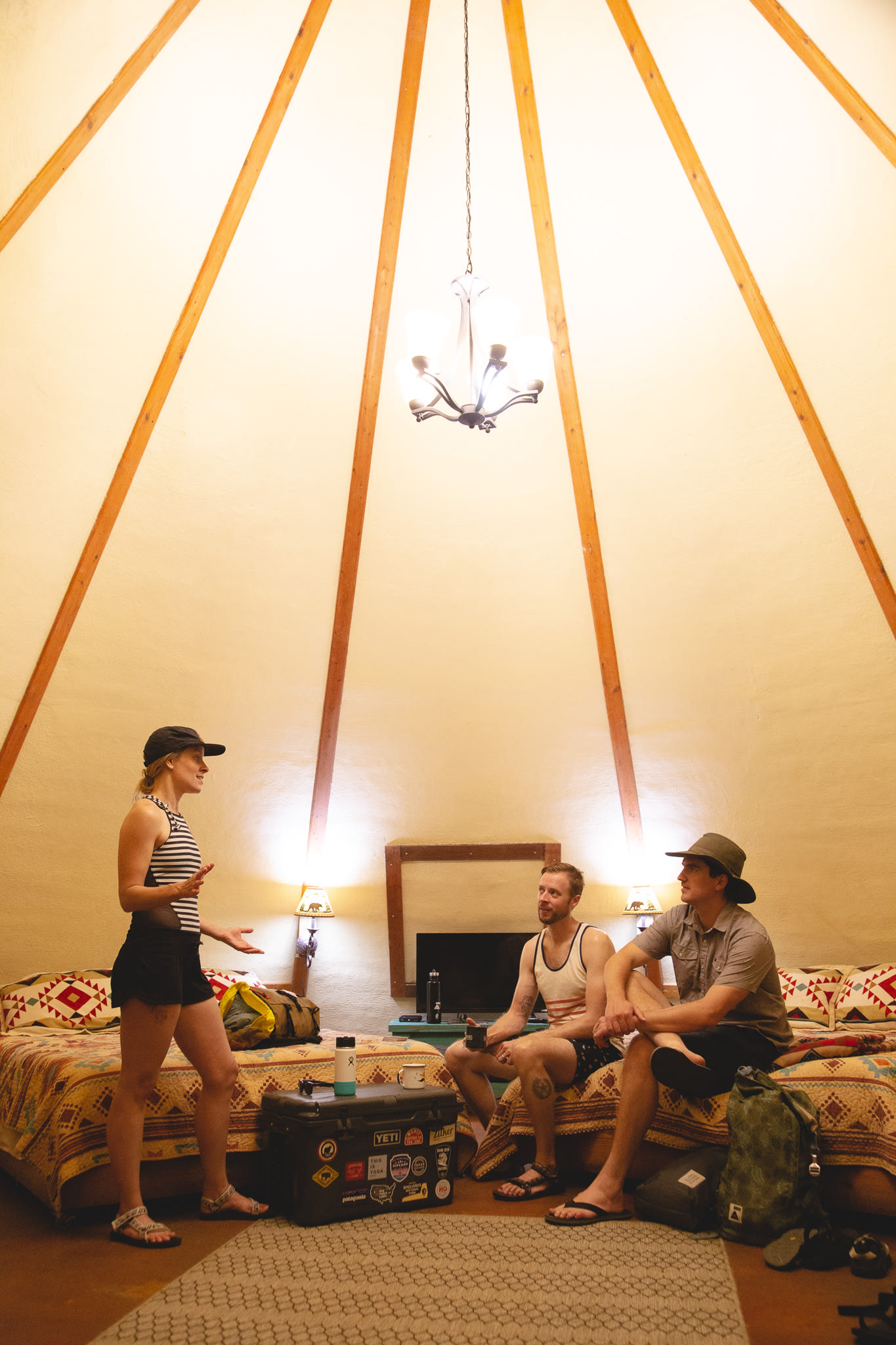 Tipis on the Guadalupe