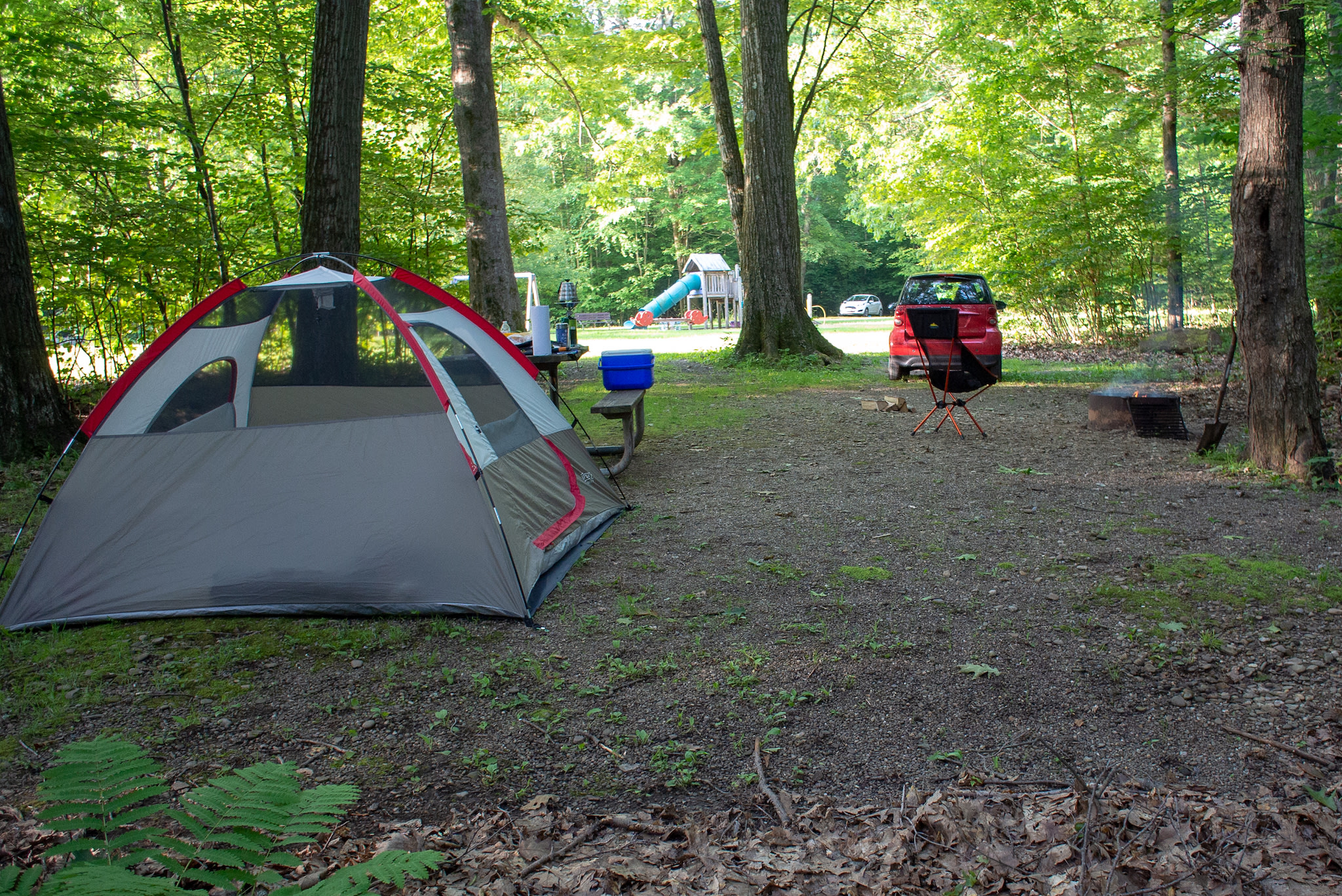 Site 2 -- reservable online, and close to the playground =)