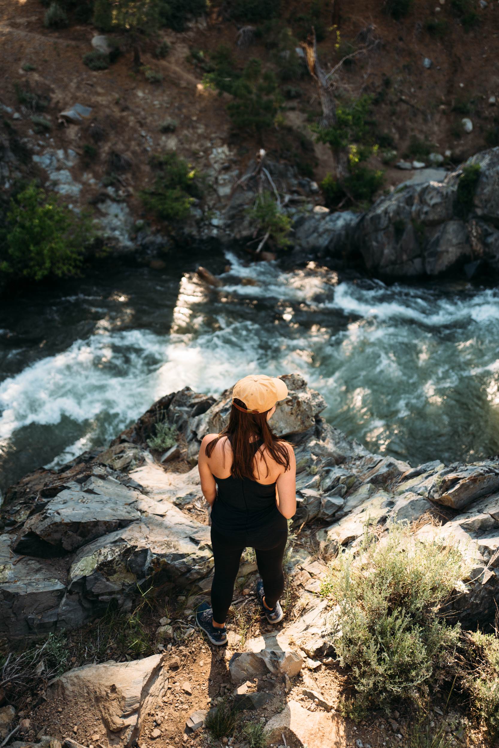 The West Walker River runs along the bottom half of the campground loop (Many sites look directly over the river, and it's audible from all sites.) 