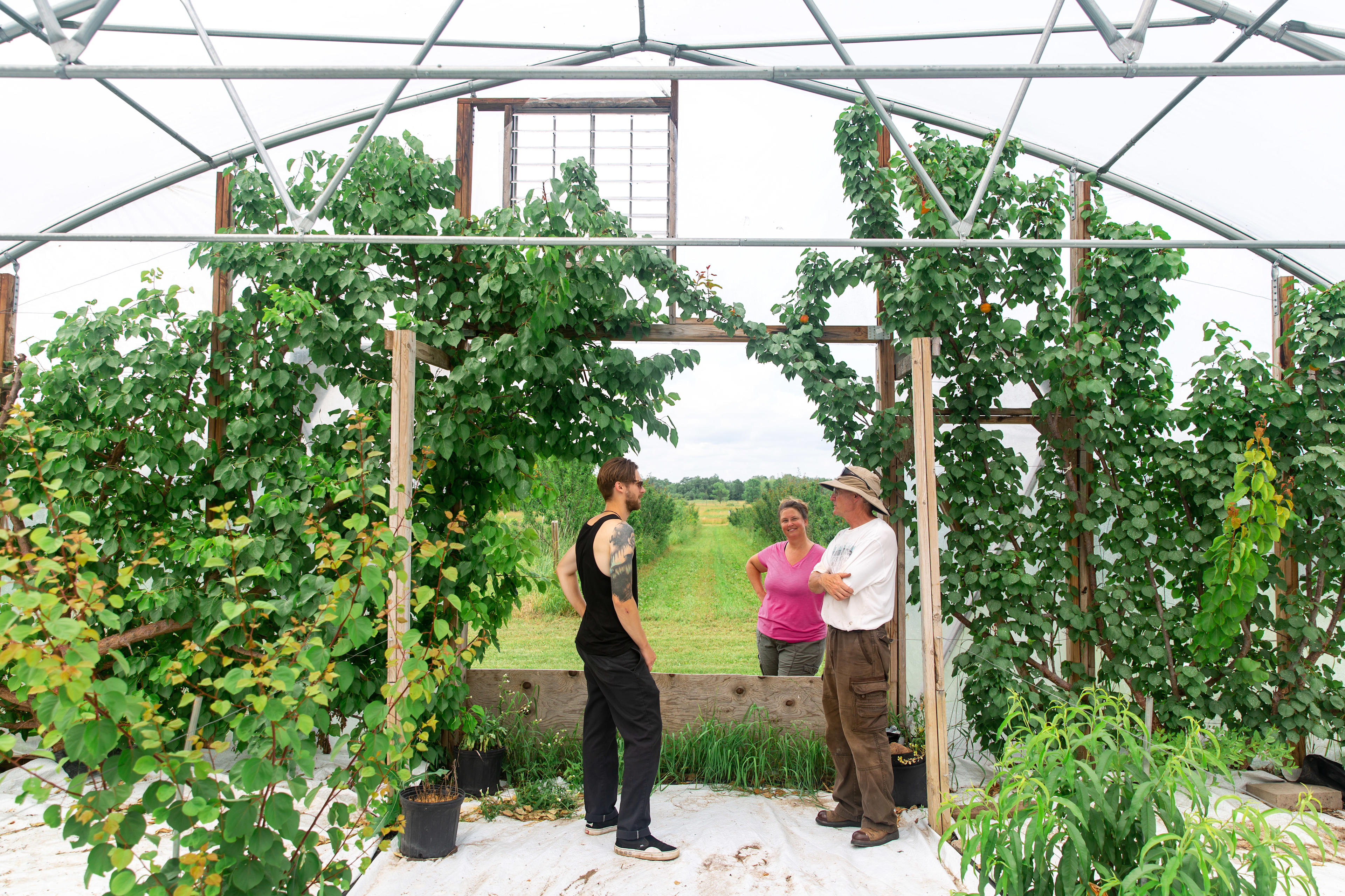 We loved hearing about their produce during the tour they gave us.