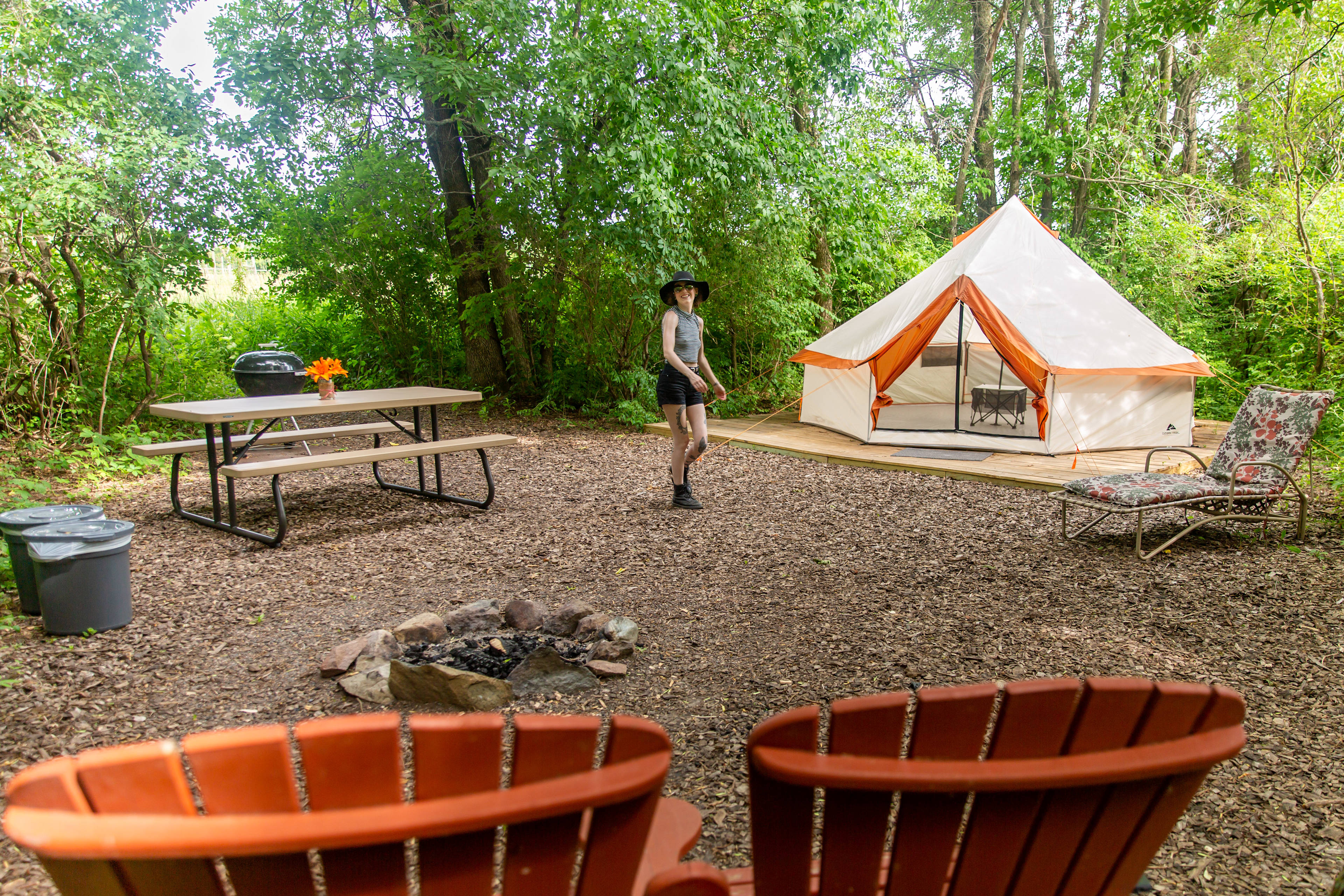 The site is set up so nicely to spend time at