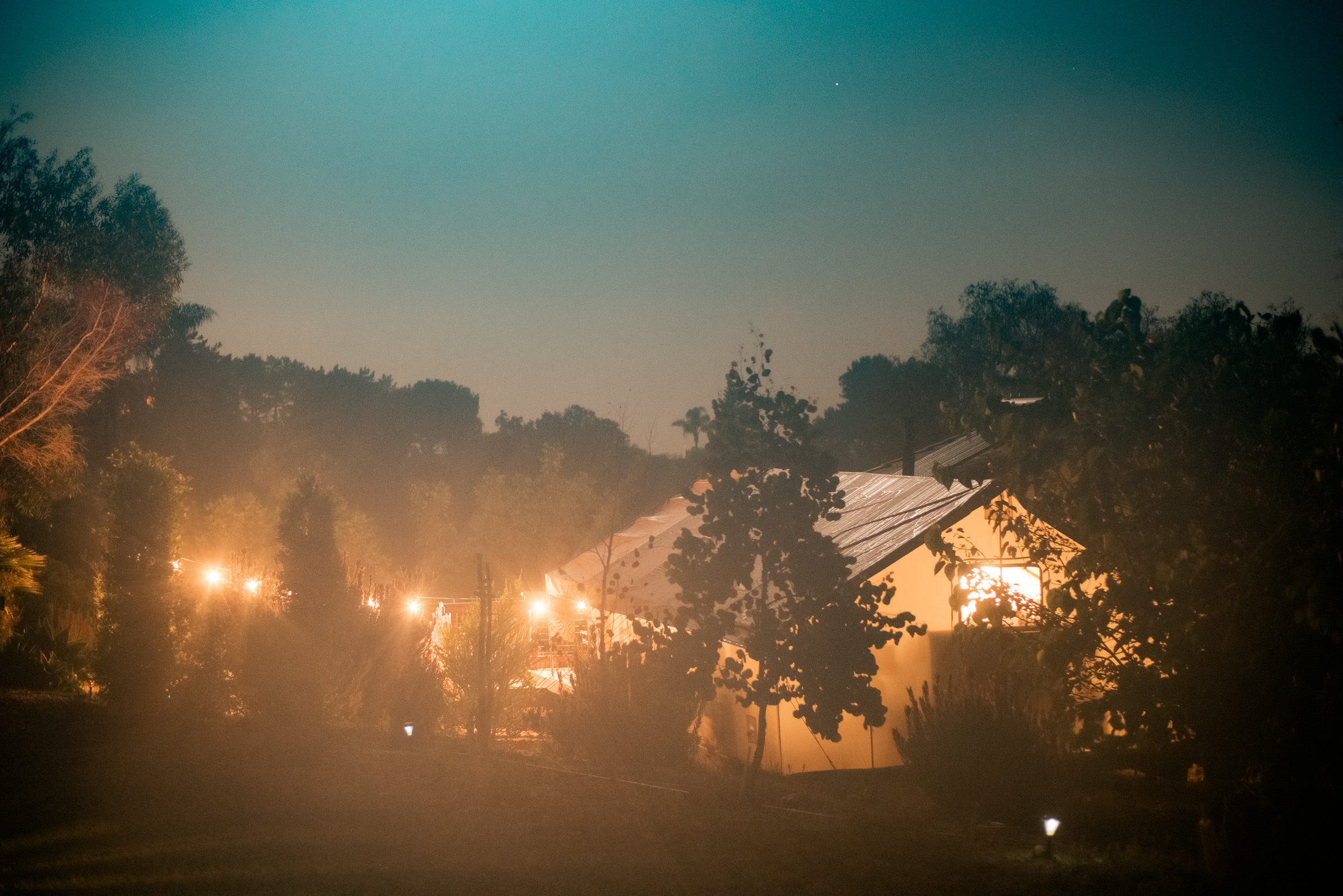 At night a mist came through from the ocean, fogging up my camera a little bit. I think it made for a pretty cool effect.