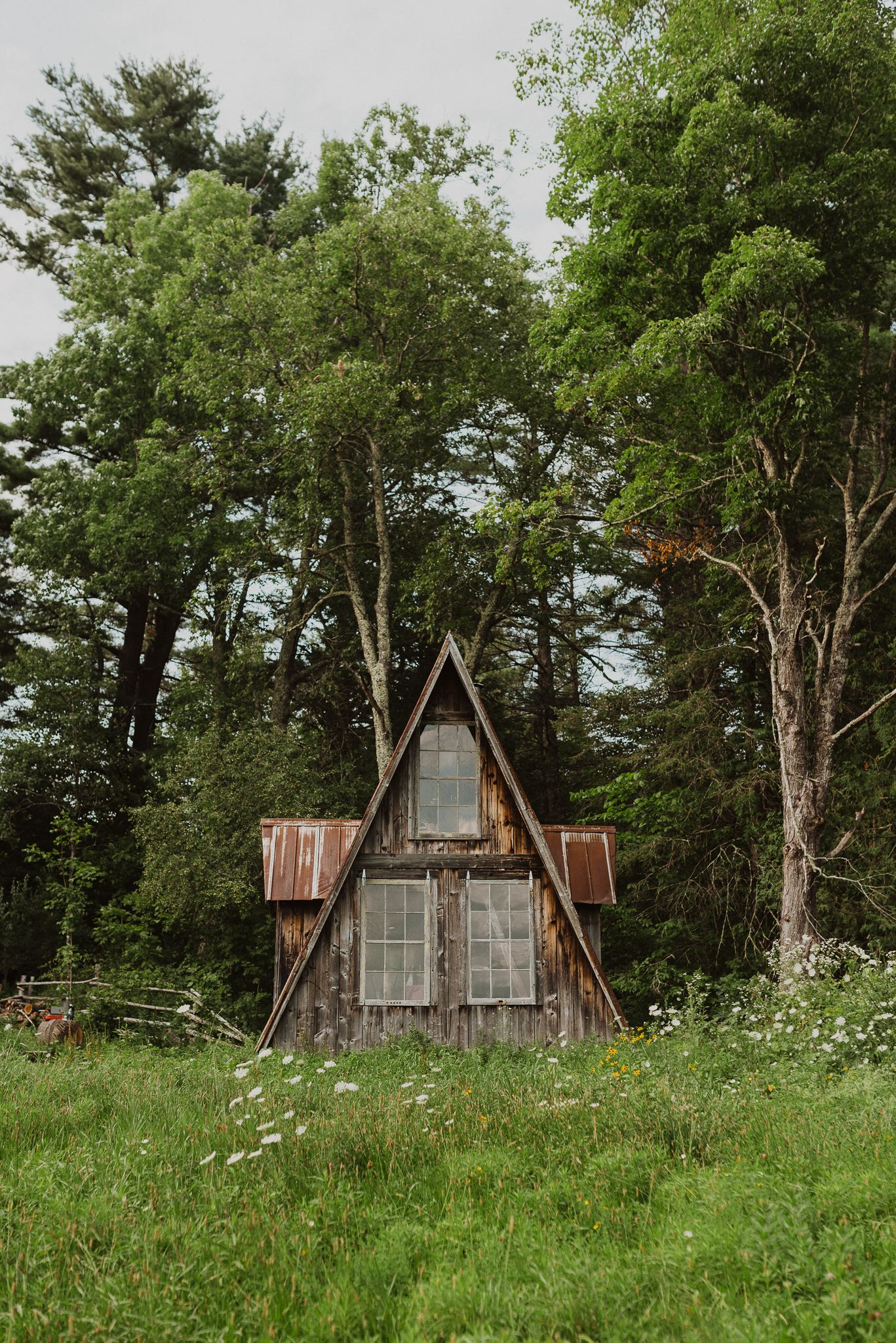 Side view of the A-Frame