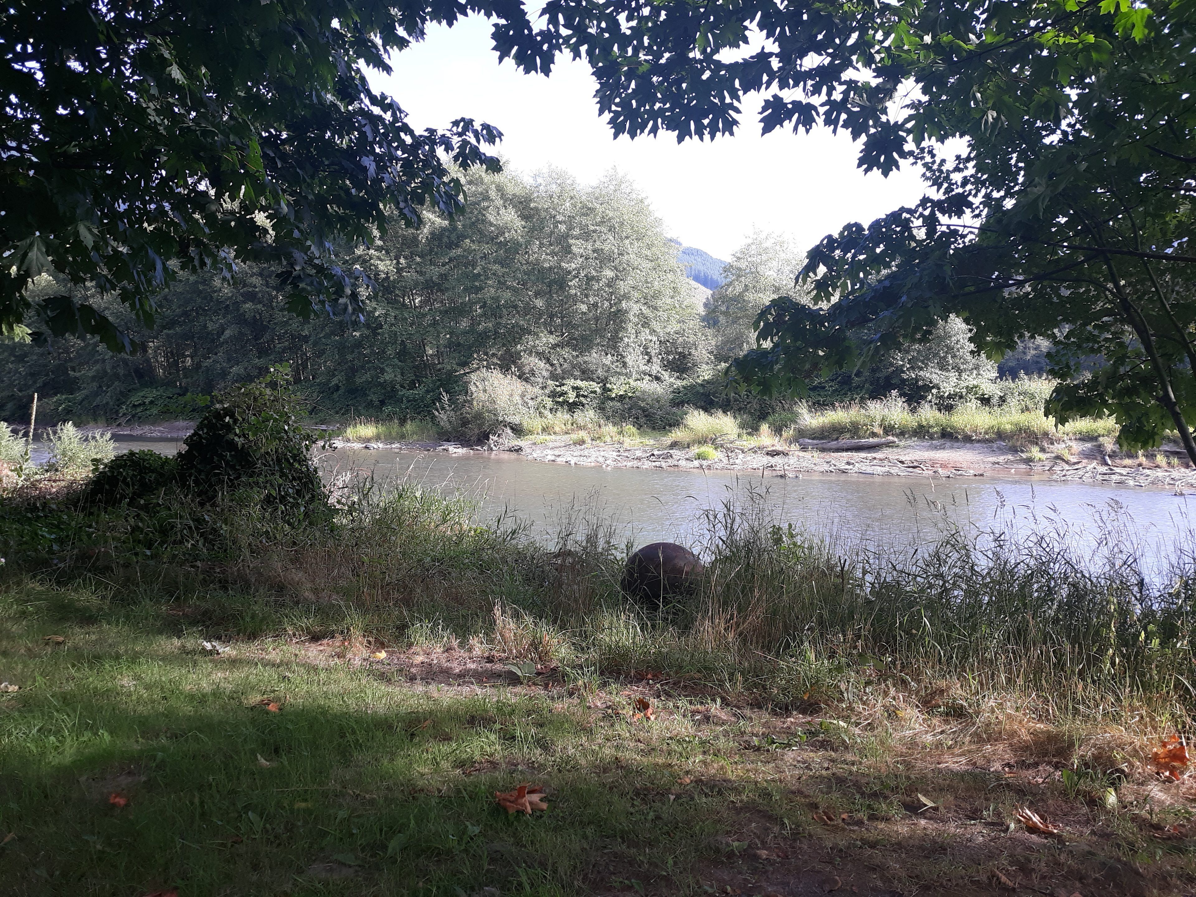 Skagit river camping and sauna