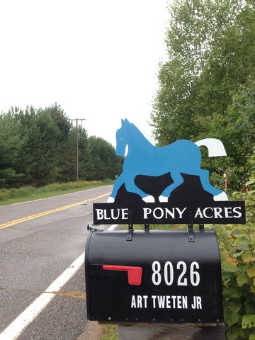 A greeting as you enter the campsite.