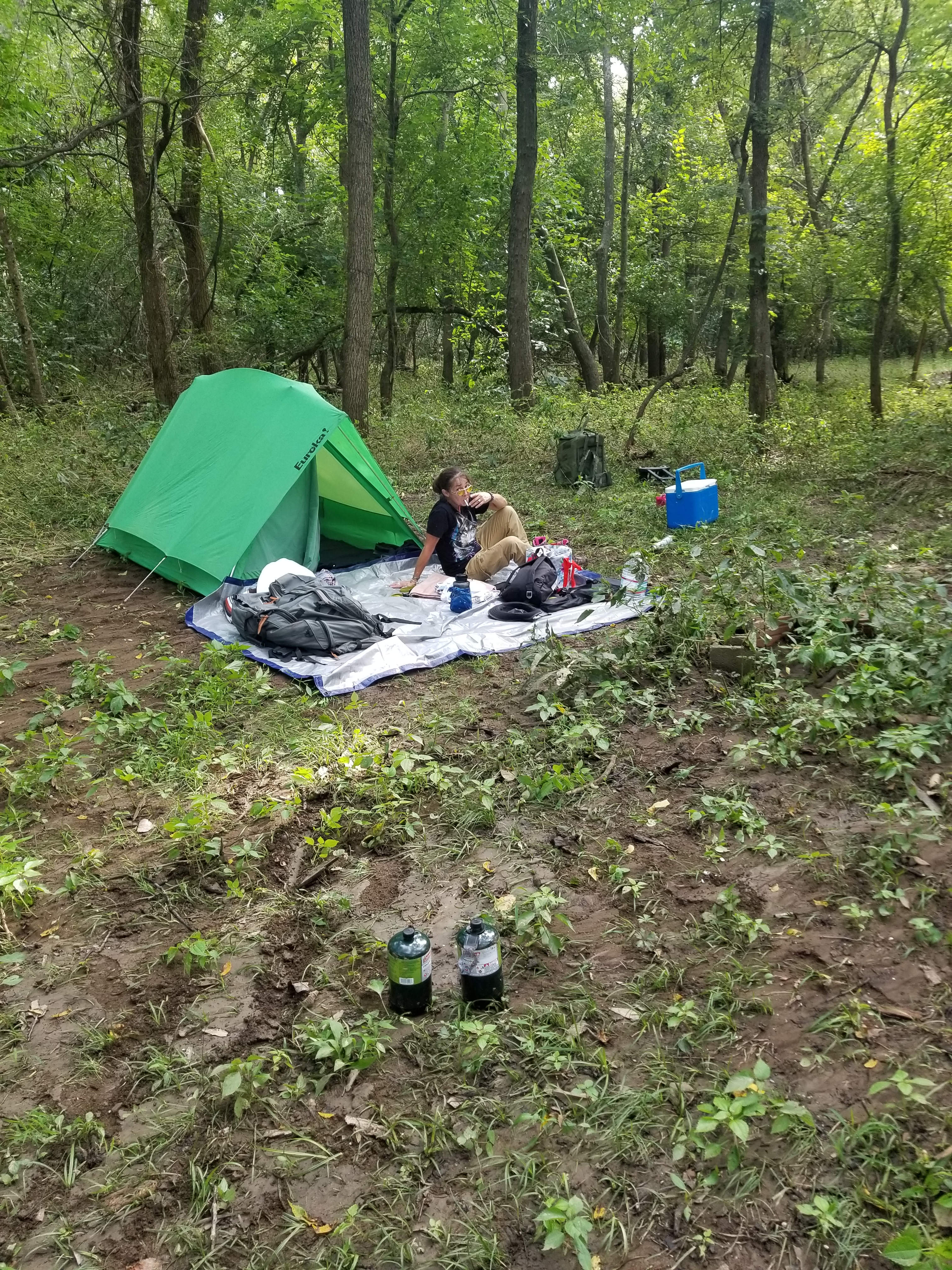 Our site for the weekend 