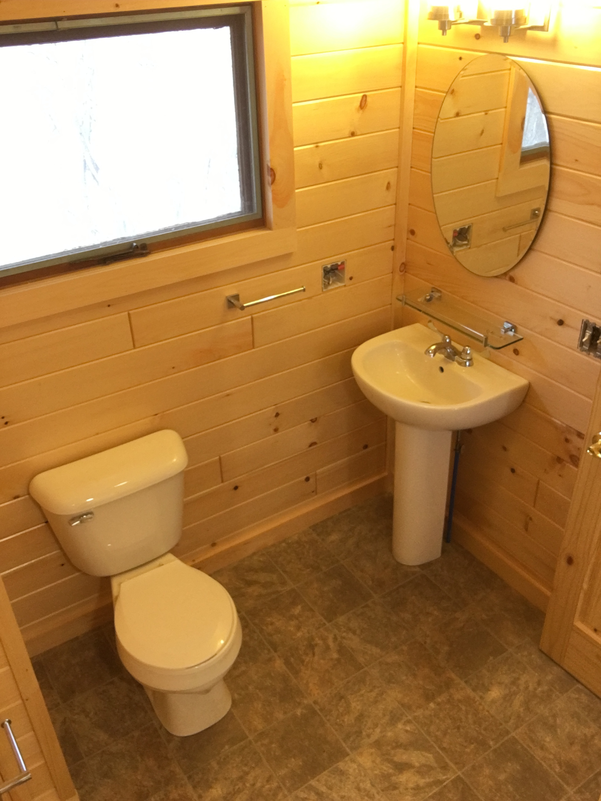 Private bathrooms in most cottages.