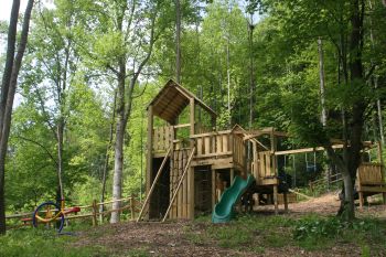 Kids love the large playground