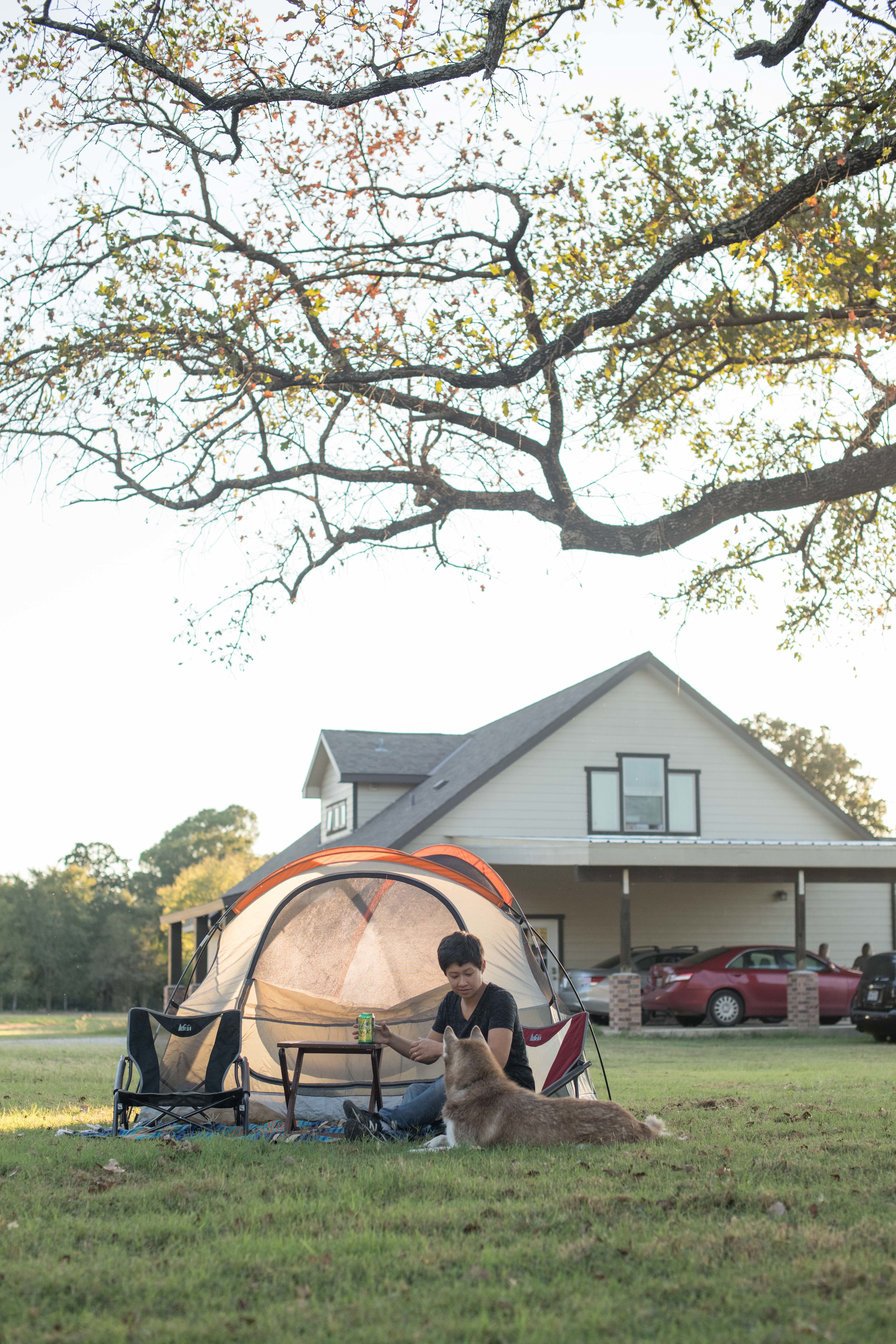 The campsite was nice and level, perfect for pitching a tent