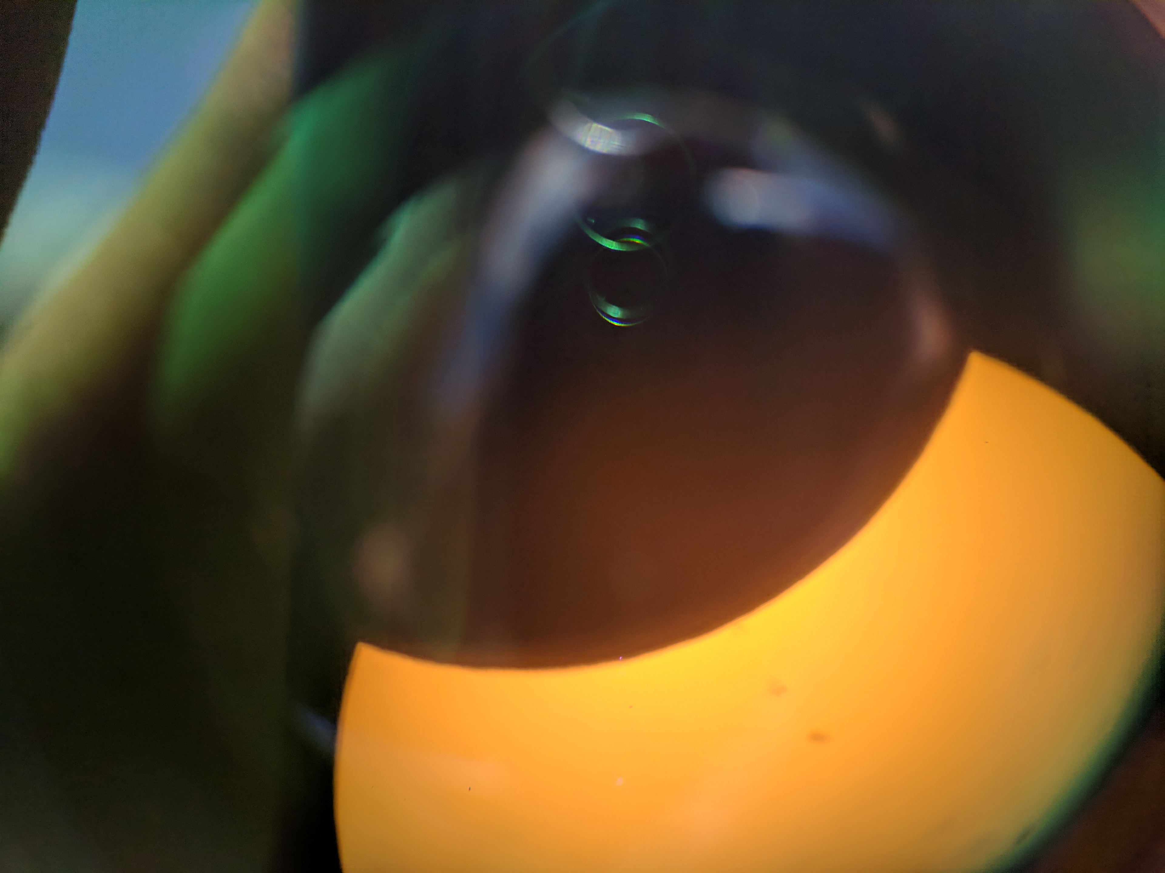 Solar Eclipse, telescope view