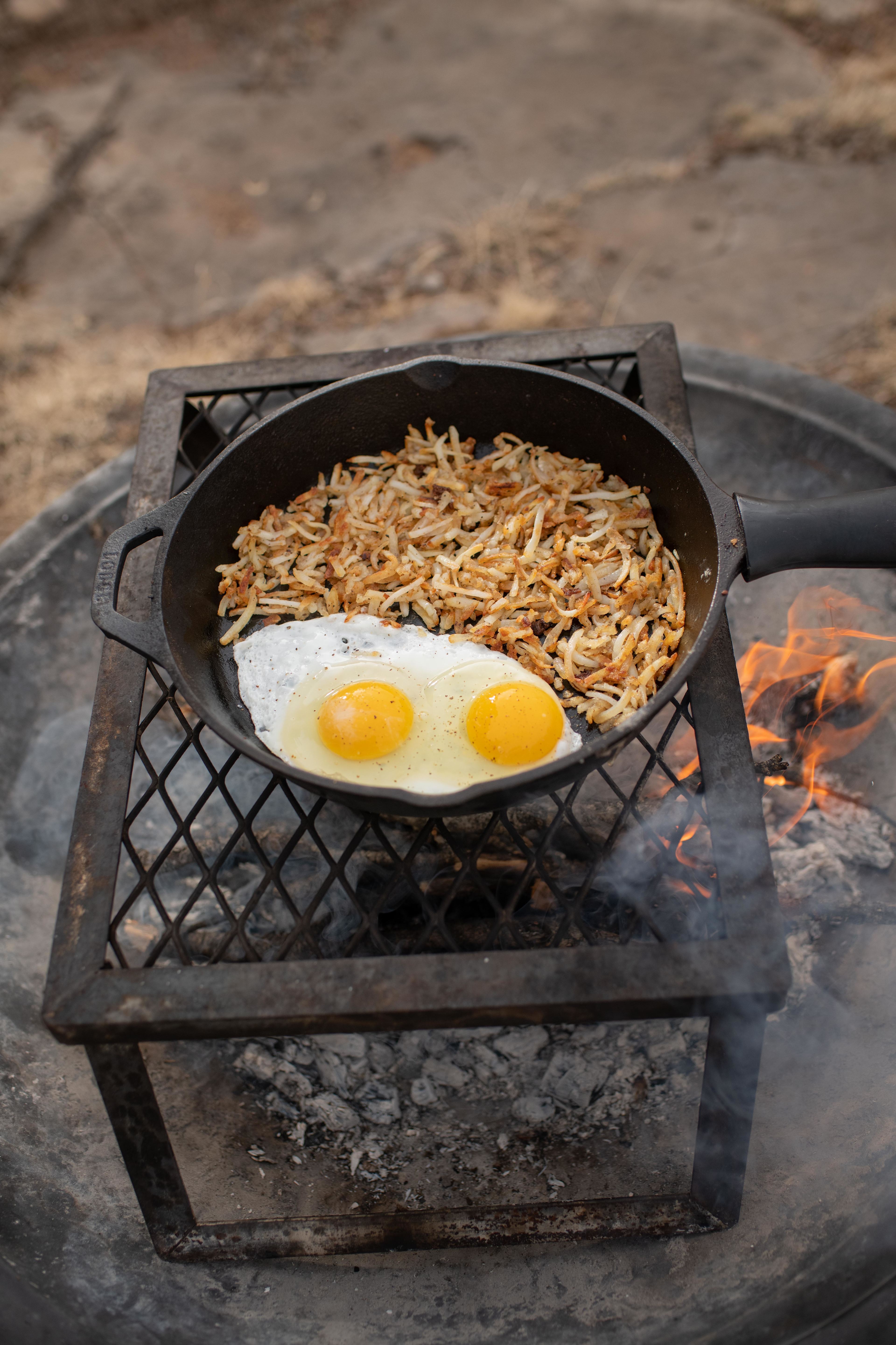 Perfect camp breakfast!