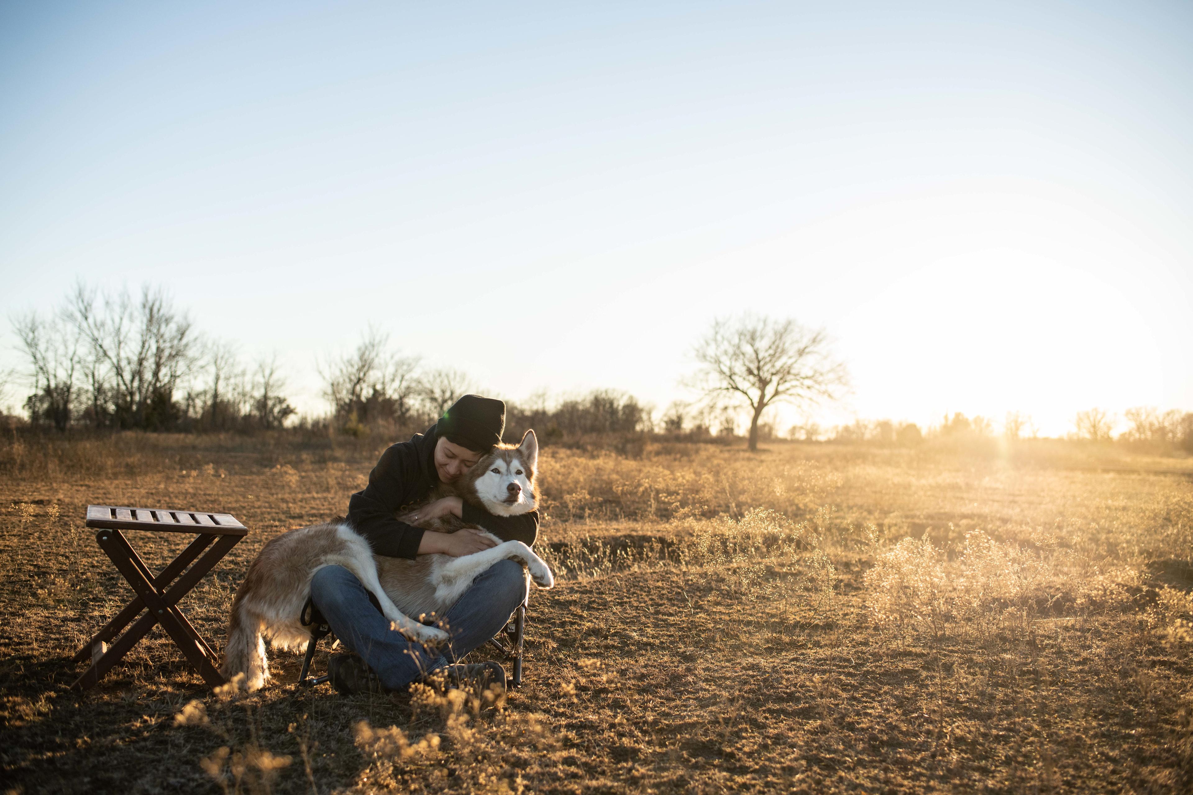 We love finding pet friendly campsites!