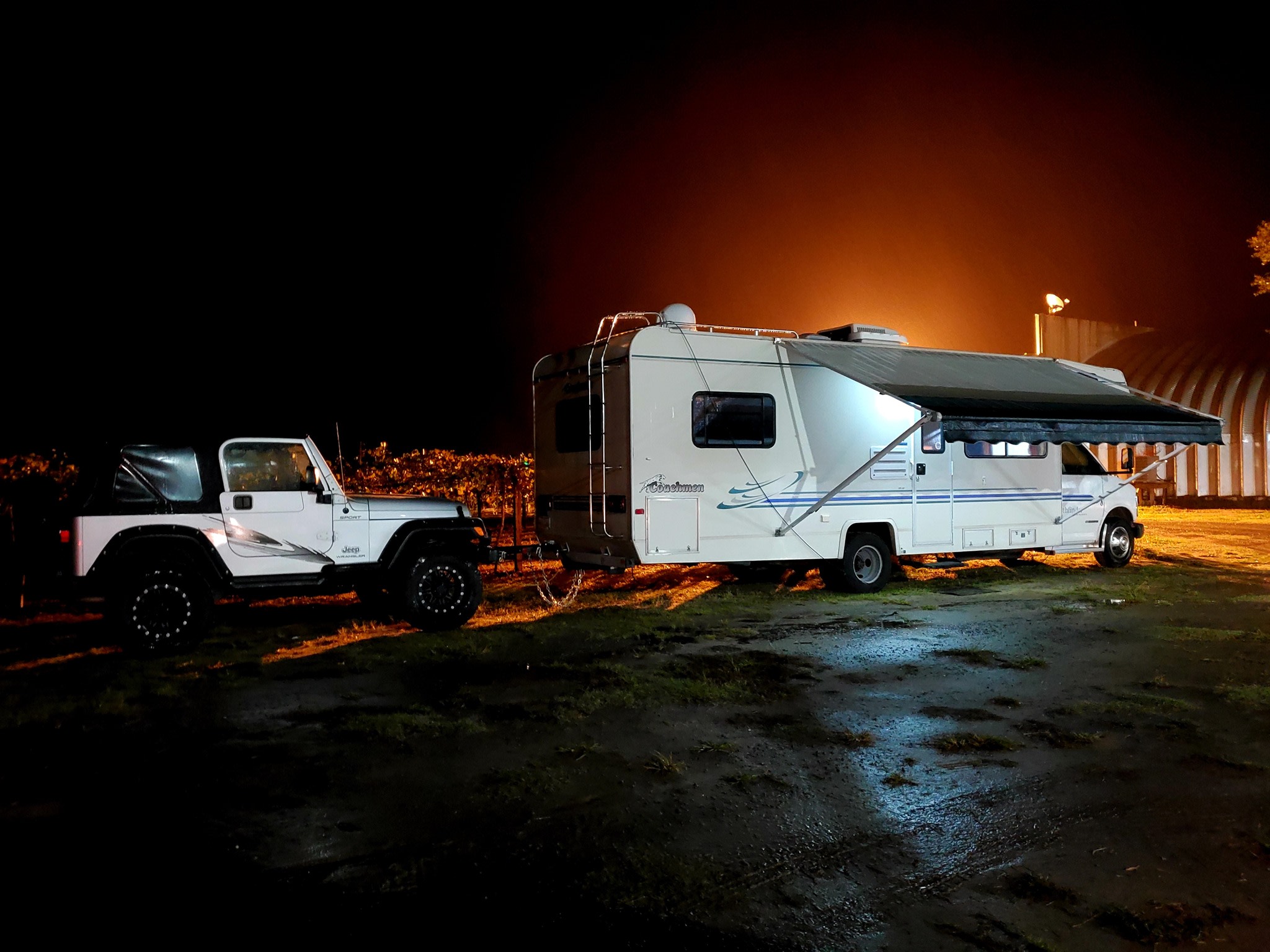 Camping in the Heart of the Winery