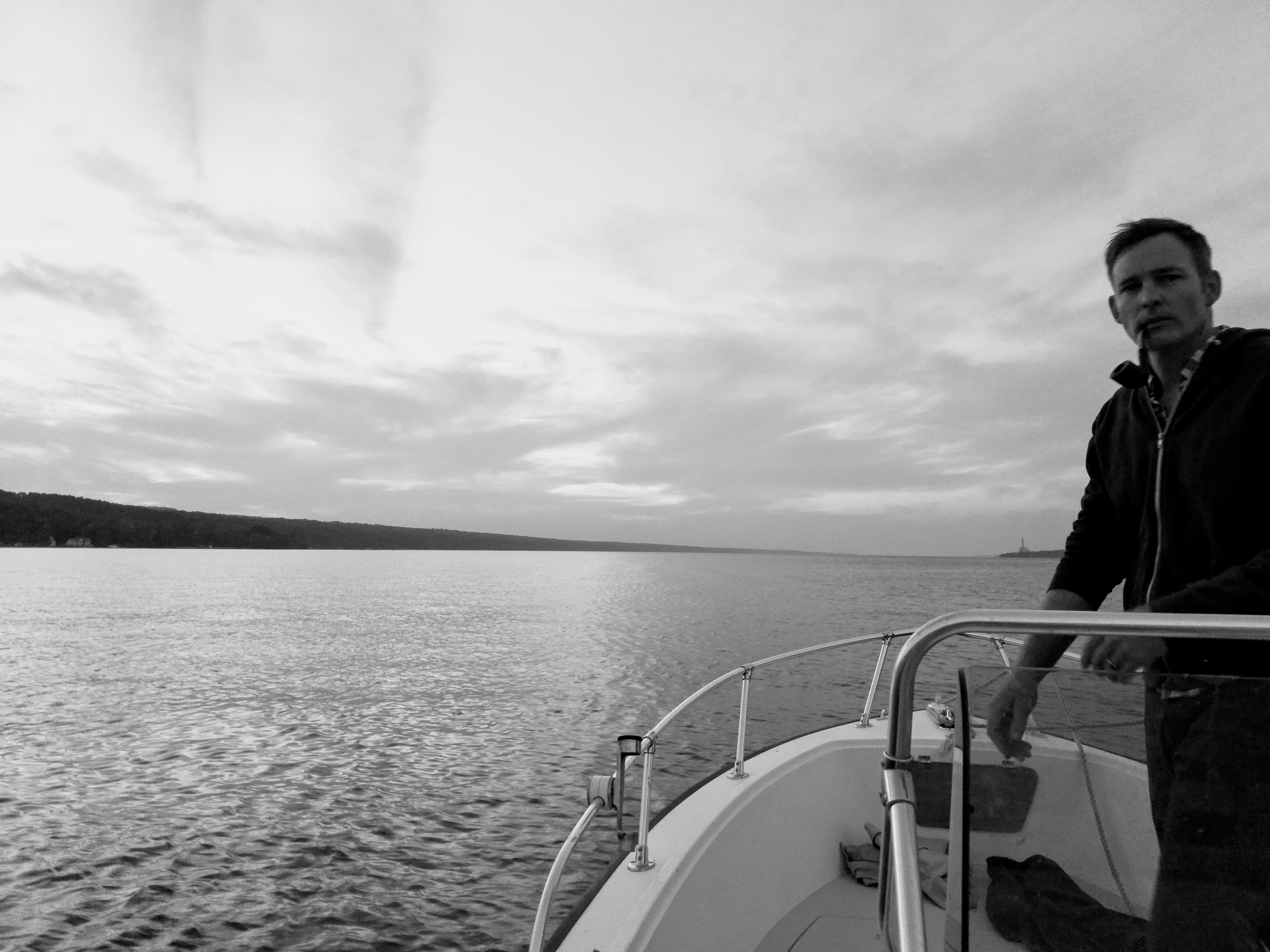 Here is Ben.. builder of cabins and fisherman extraordinaire. Let us know if you would like a guided fishing trip. You're guaranteed to catch a fish with him.