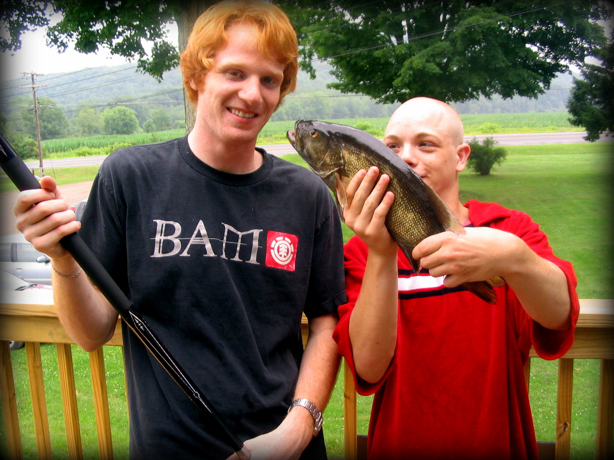 Fishing on the Unadilla River at Tall Pines NY