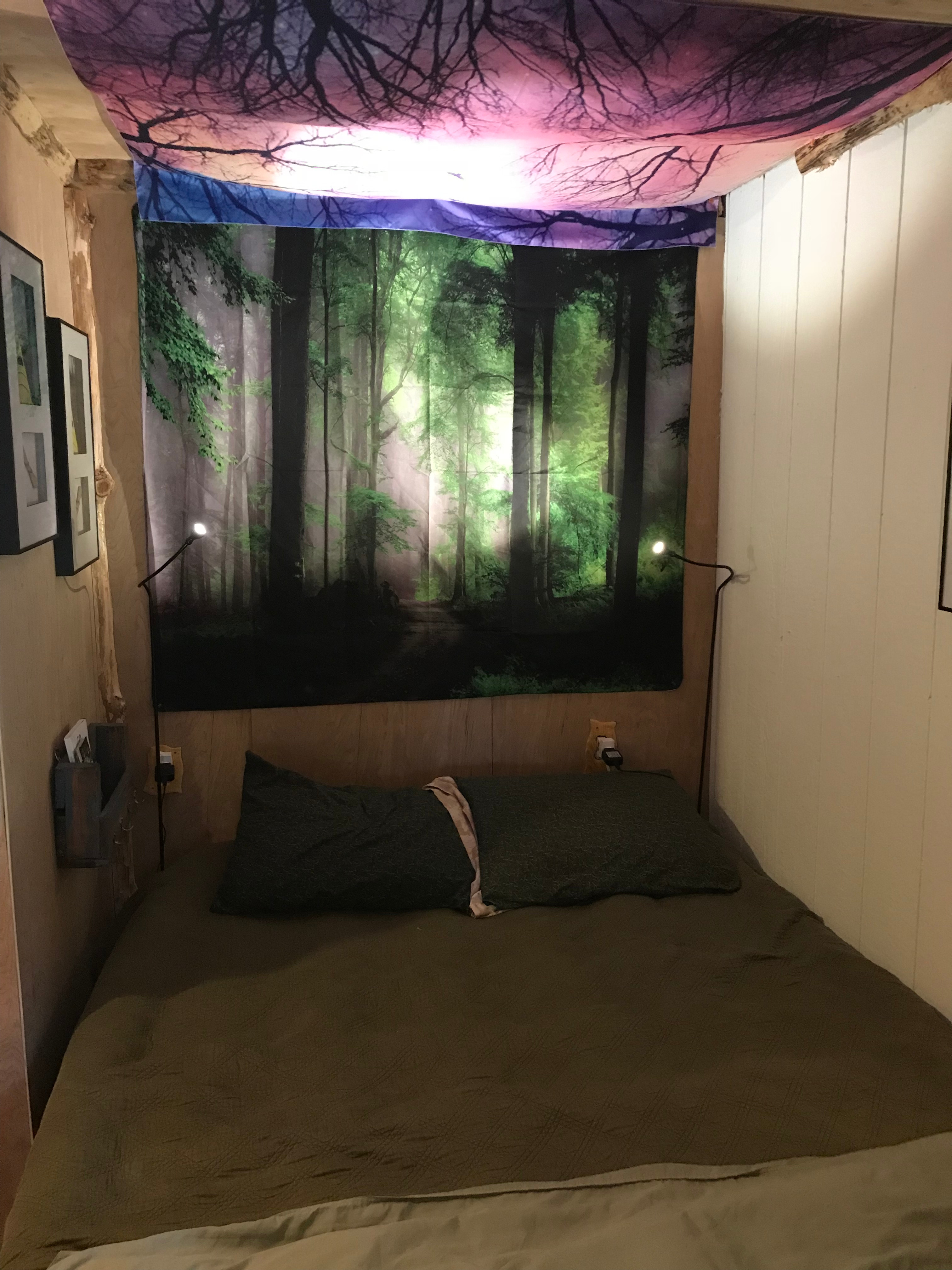 Inflatable King Coil queen size bed